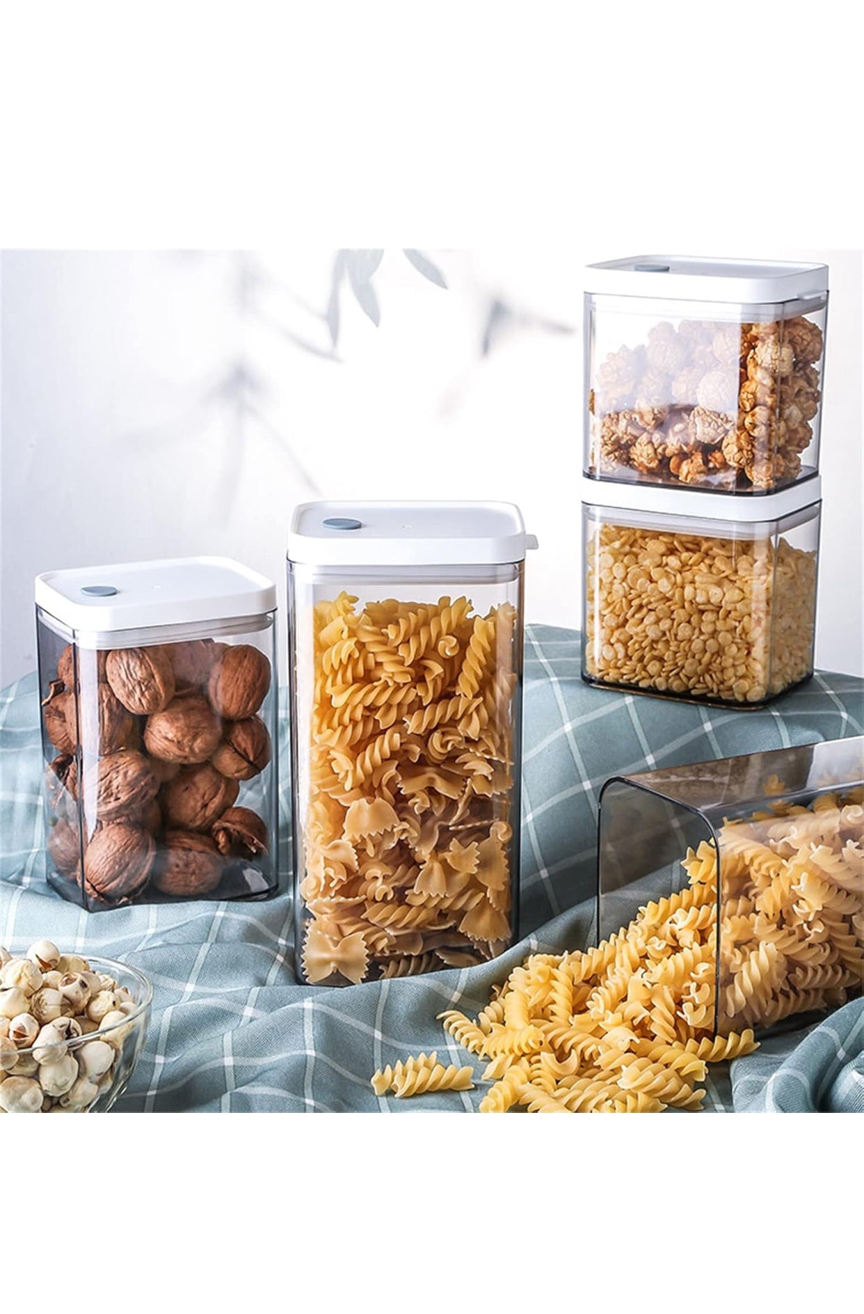 5 Contenedores  de Almacenamiento de Especias