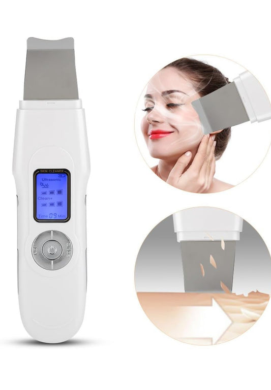 Depurador de piel, espátula de depurador facial con ultrasonido multifuncional
