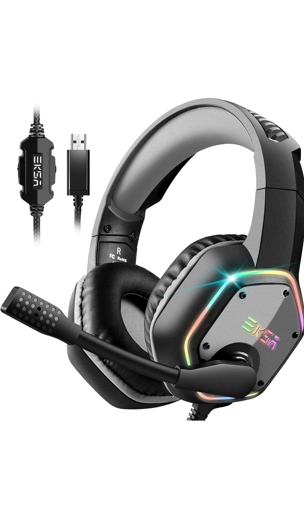 EKSA E1000 Cascos Gaming USB para PC