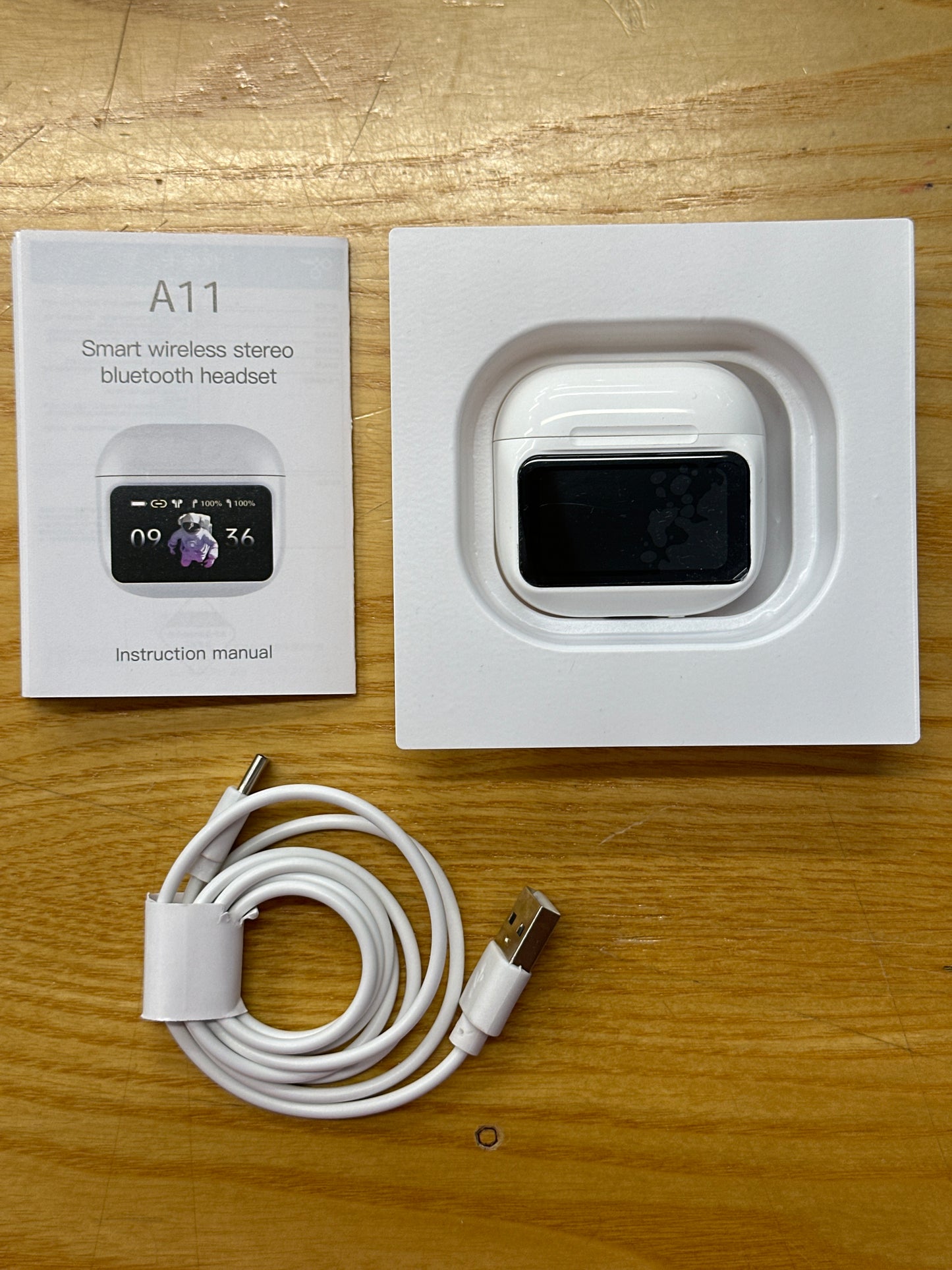 Auriculares con pantalla