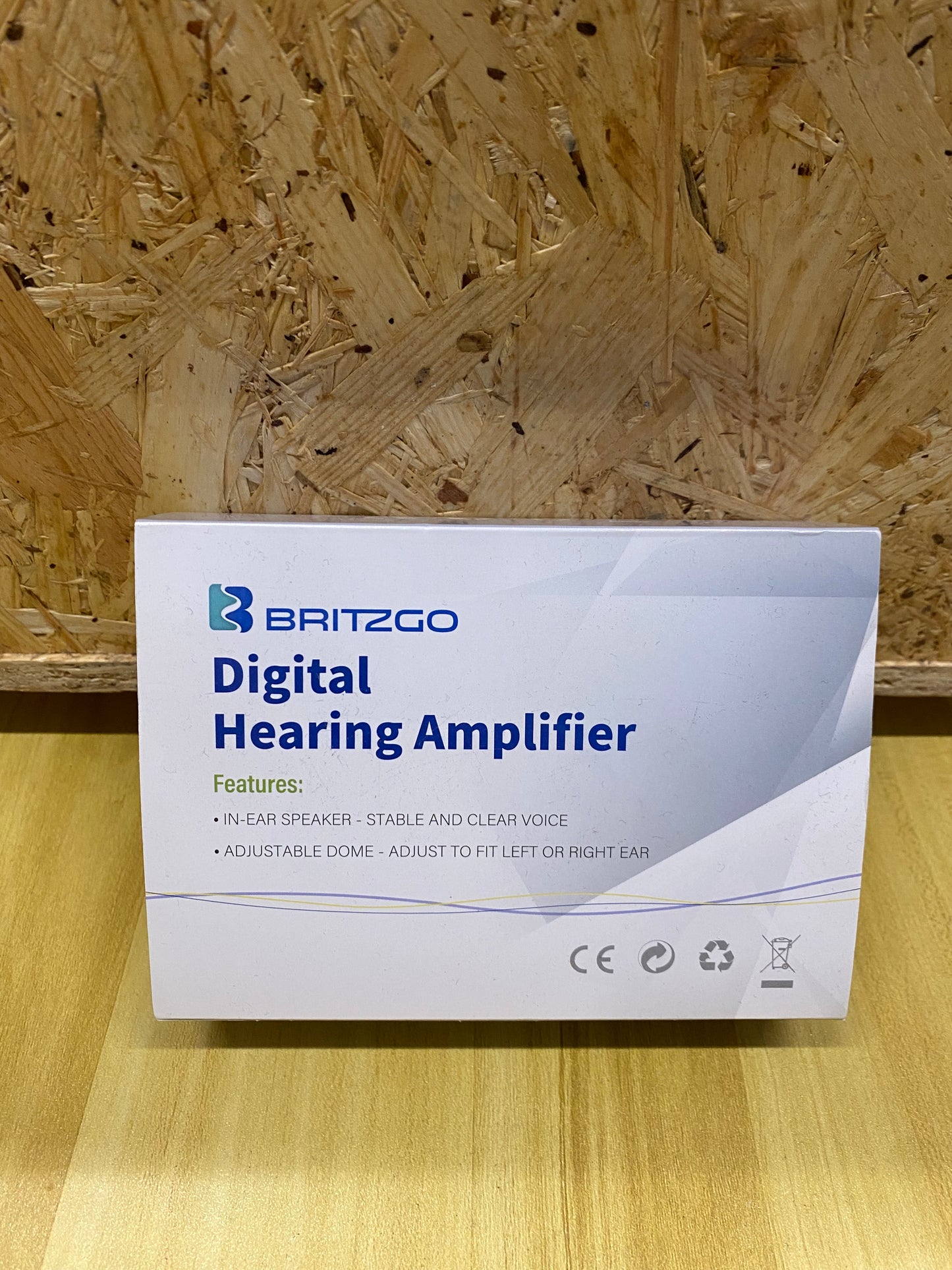 Britzgo Dispositivo recargable compacto, dos modos de sonido, carga tipo C, azul