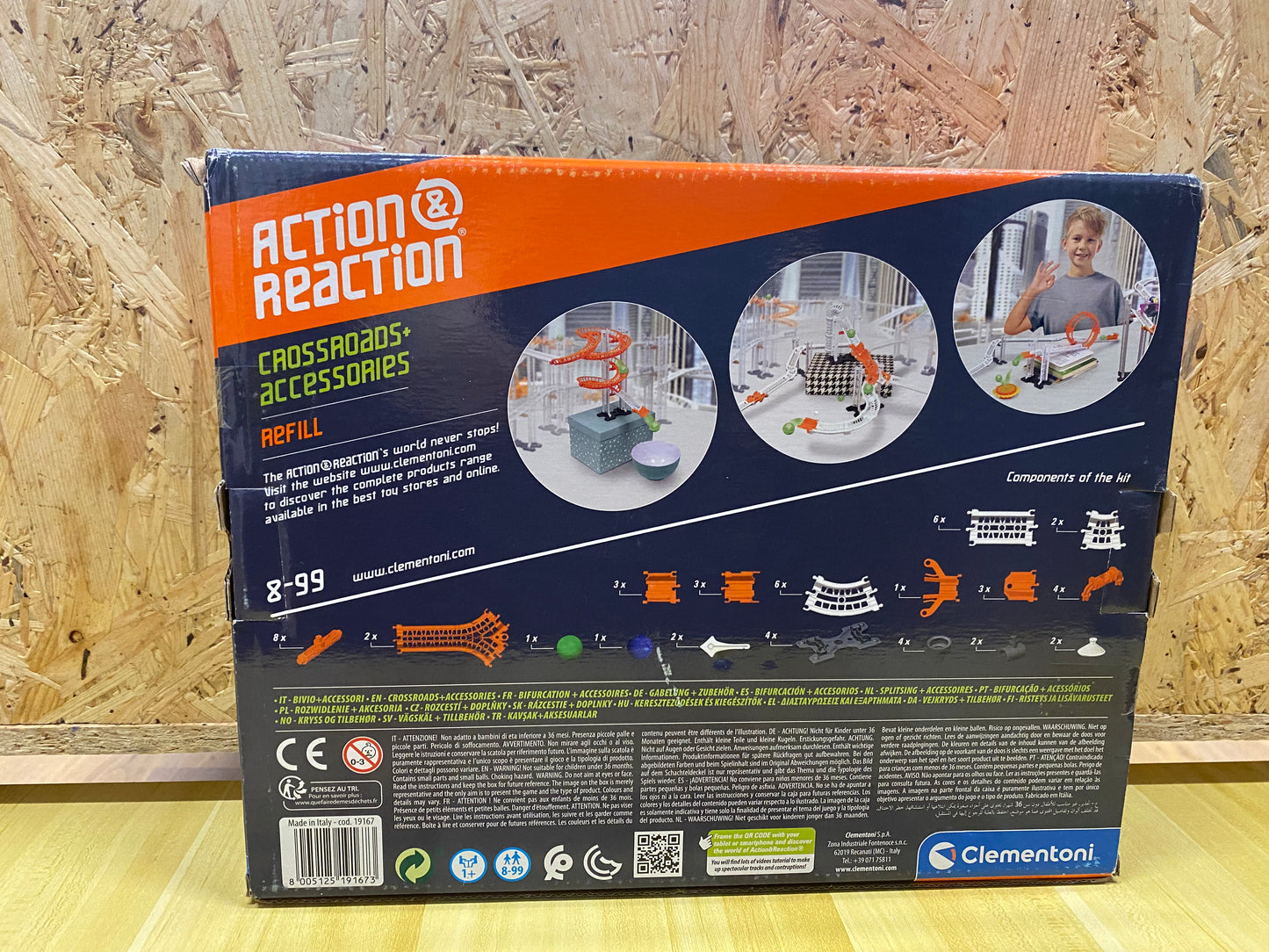 Action&Reaction Pista y Plataforma + Uniones - Pistas para Construir