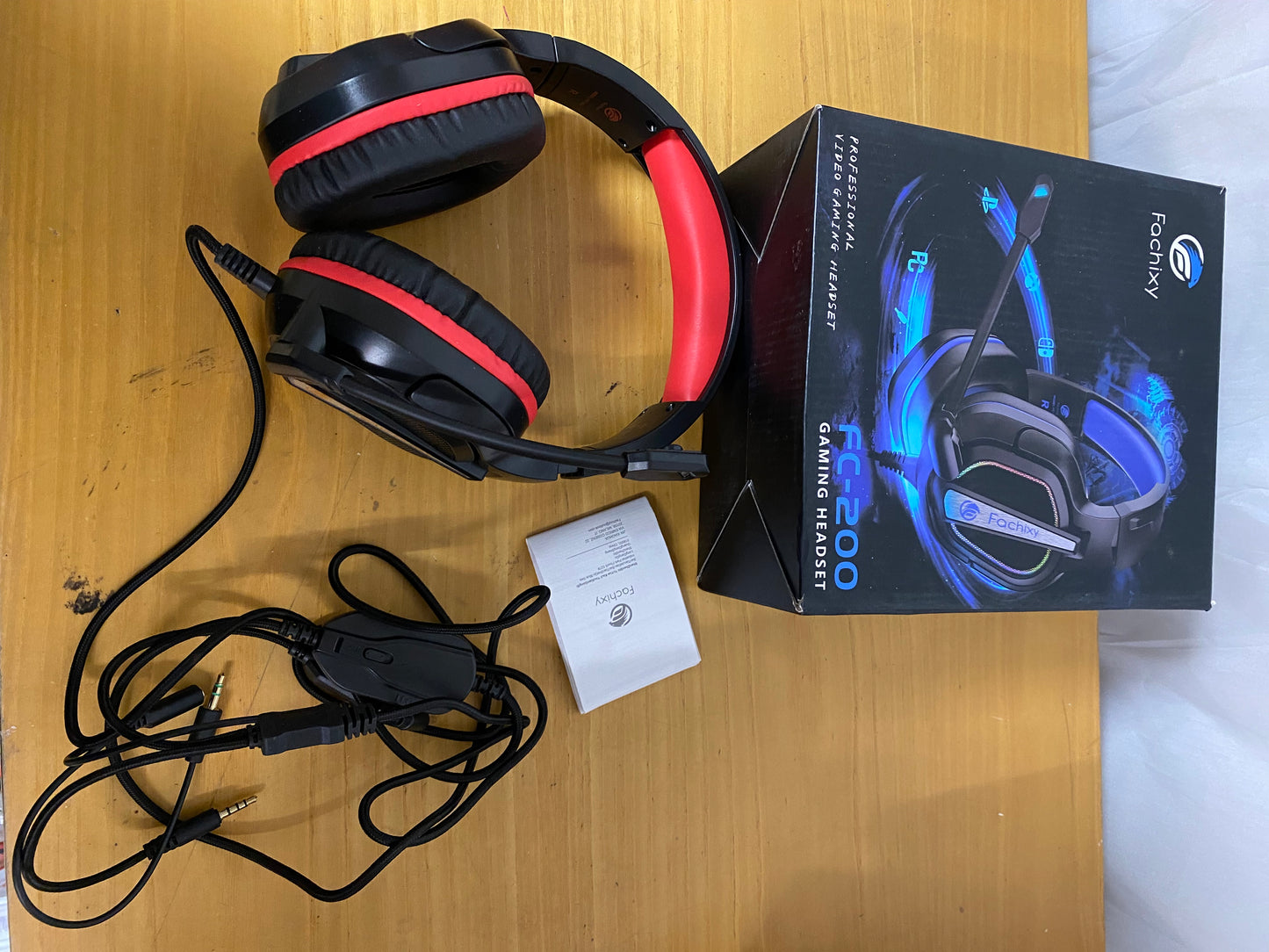 Fachixy FC200 Cascos Gaming para PS5/PS4/PC/Xbox One/Switch