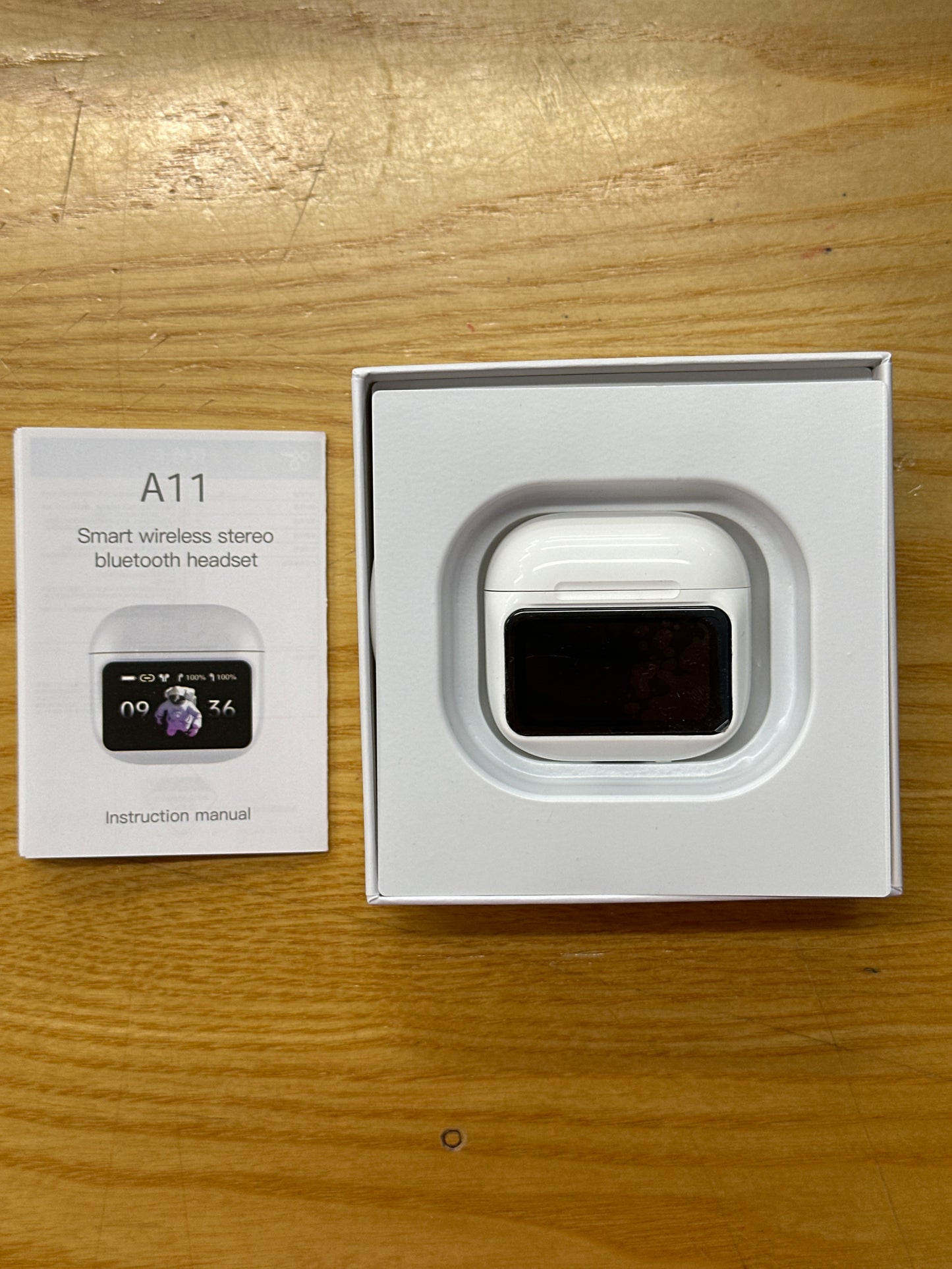 Auriculares con pantalla