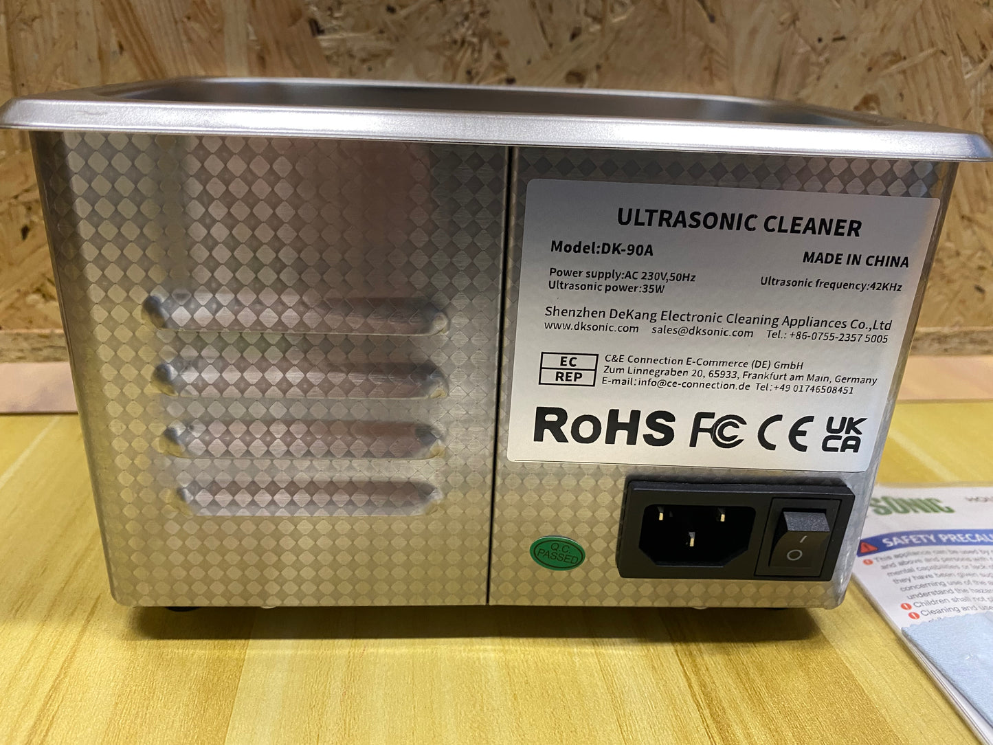 DK SONIC 900ML Sonic Cleaner