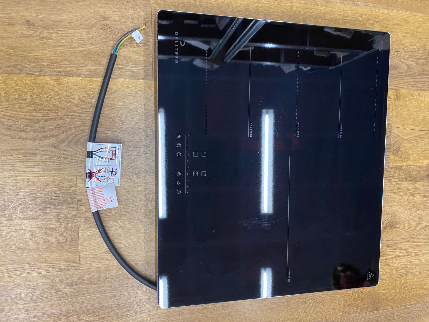 DELITEER Placa induccion 3 fuegos