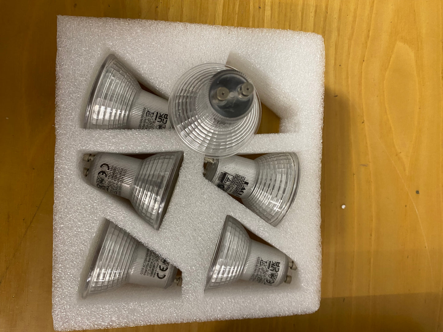 EACLL Bombillas LED GU10 Blanco Frio 6W Reemplaza 100W Halógena, Pack de 6
