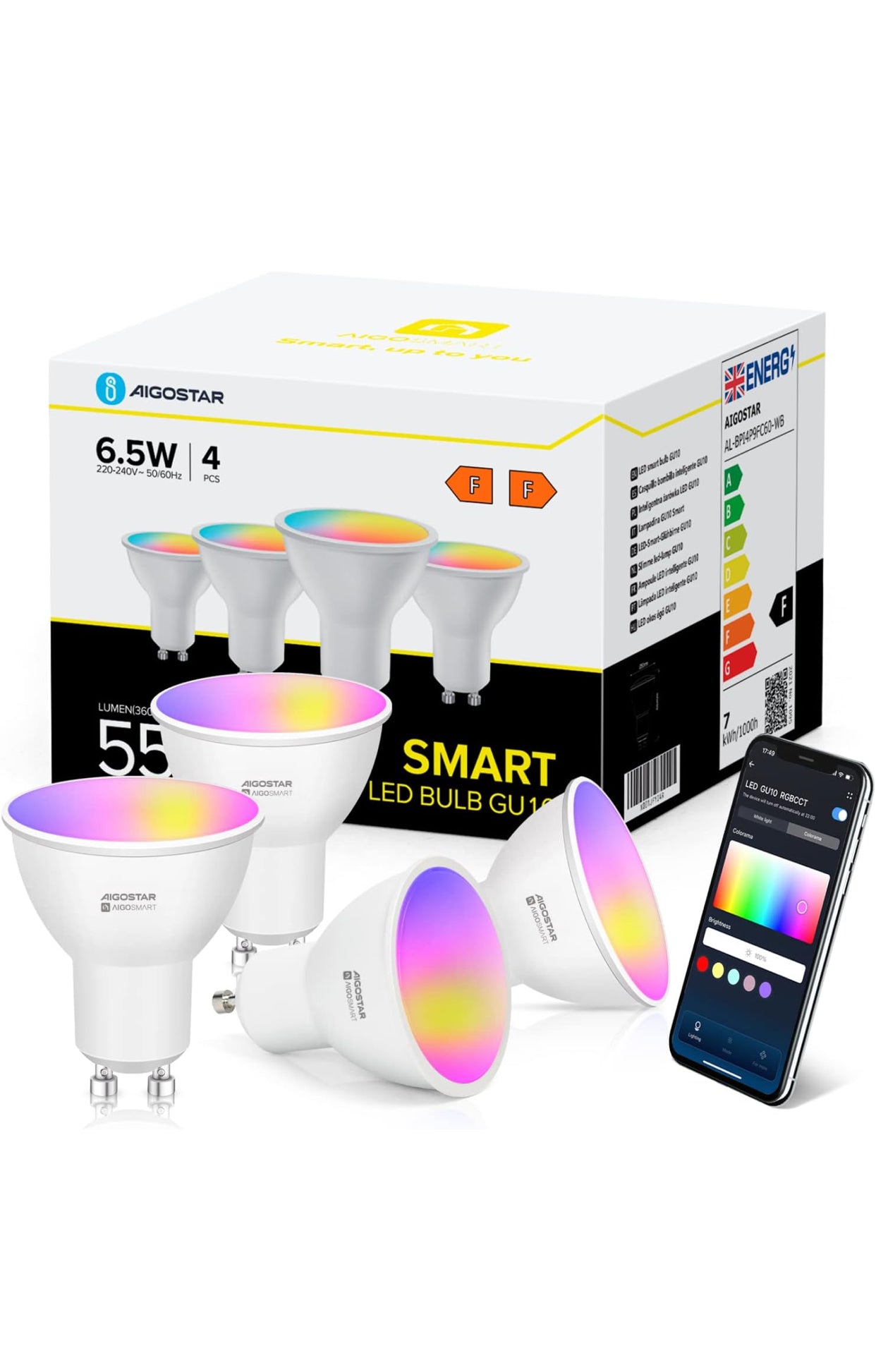 Aigostar Bombilla Inteligente