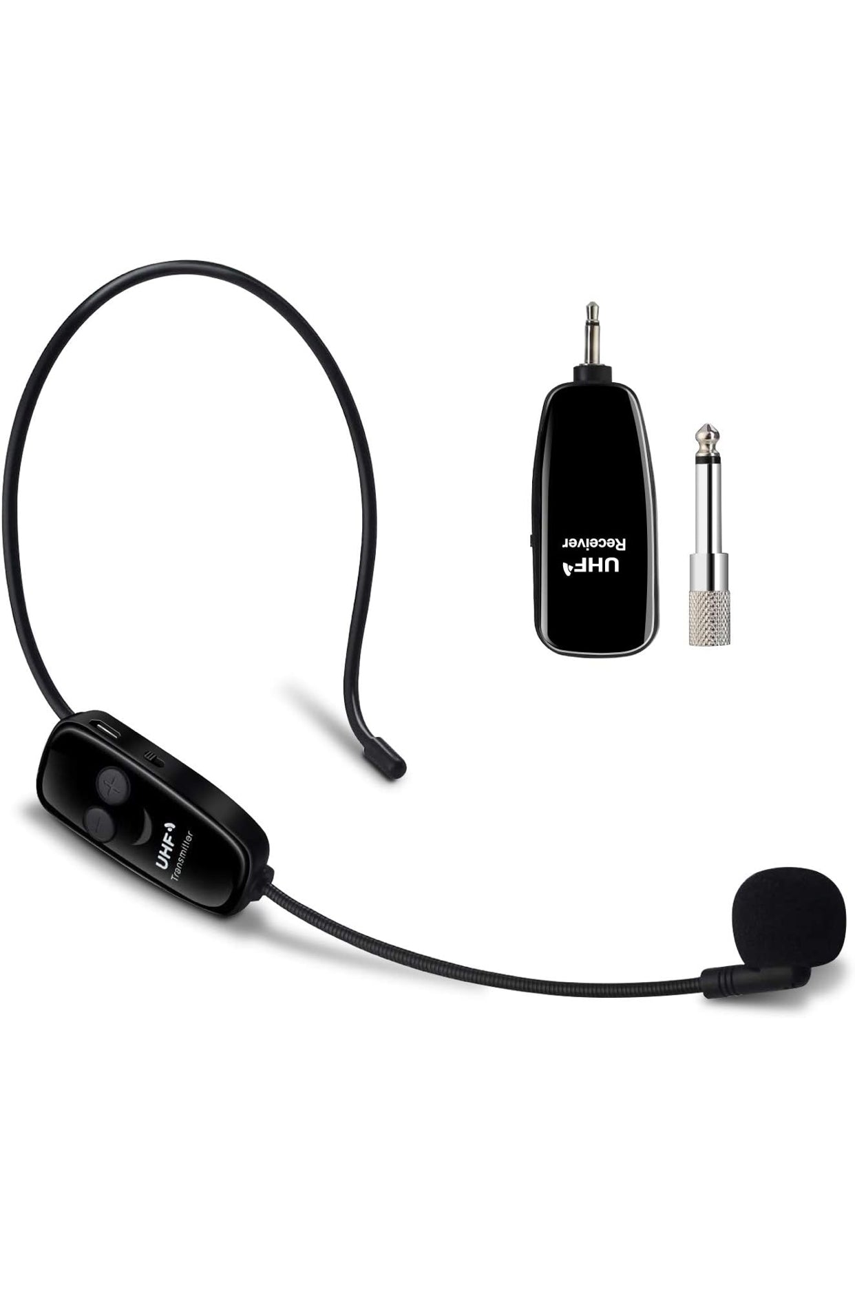 PELLOR UHF Micrófono Inalámbrico con Diadema