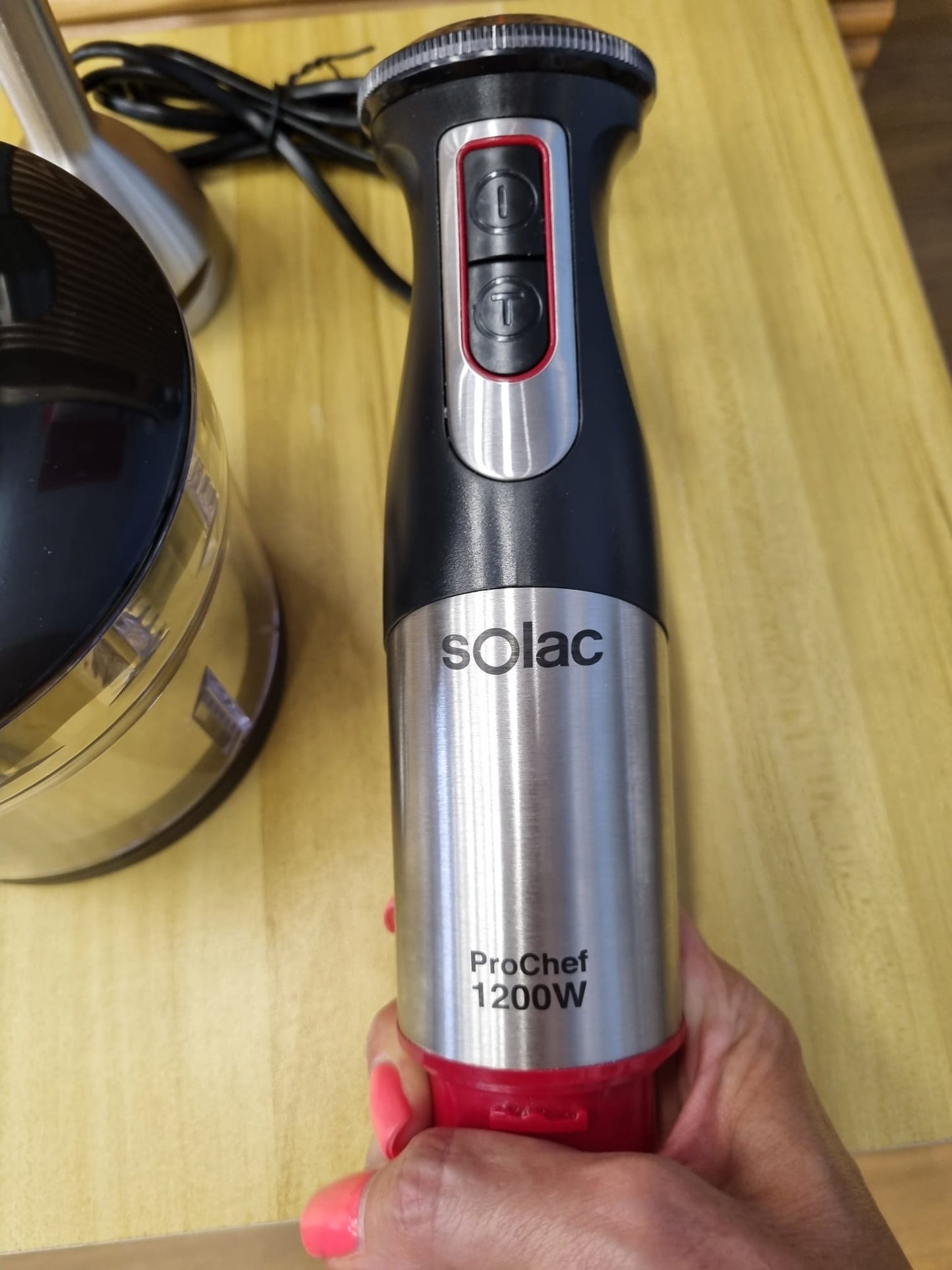 Batidora de mano y accesorios 1200 W