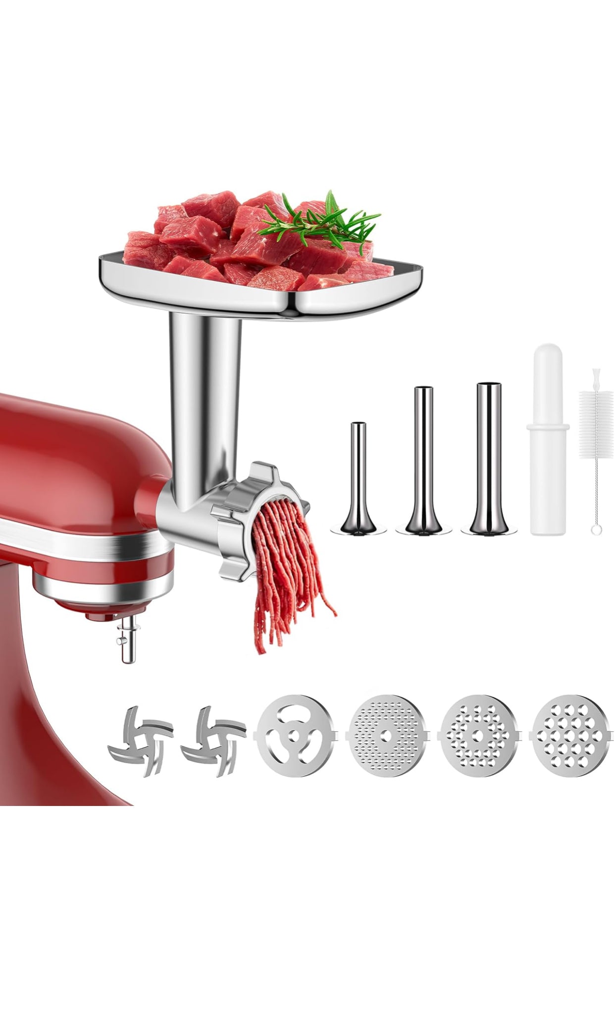 Coolcook Accesorio Picador de Carne para Kitchenaid