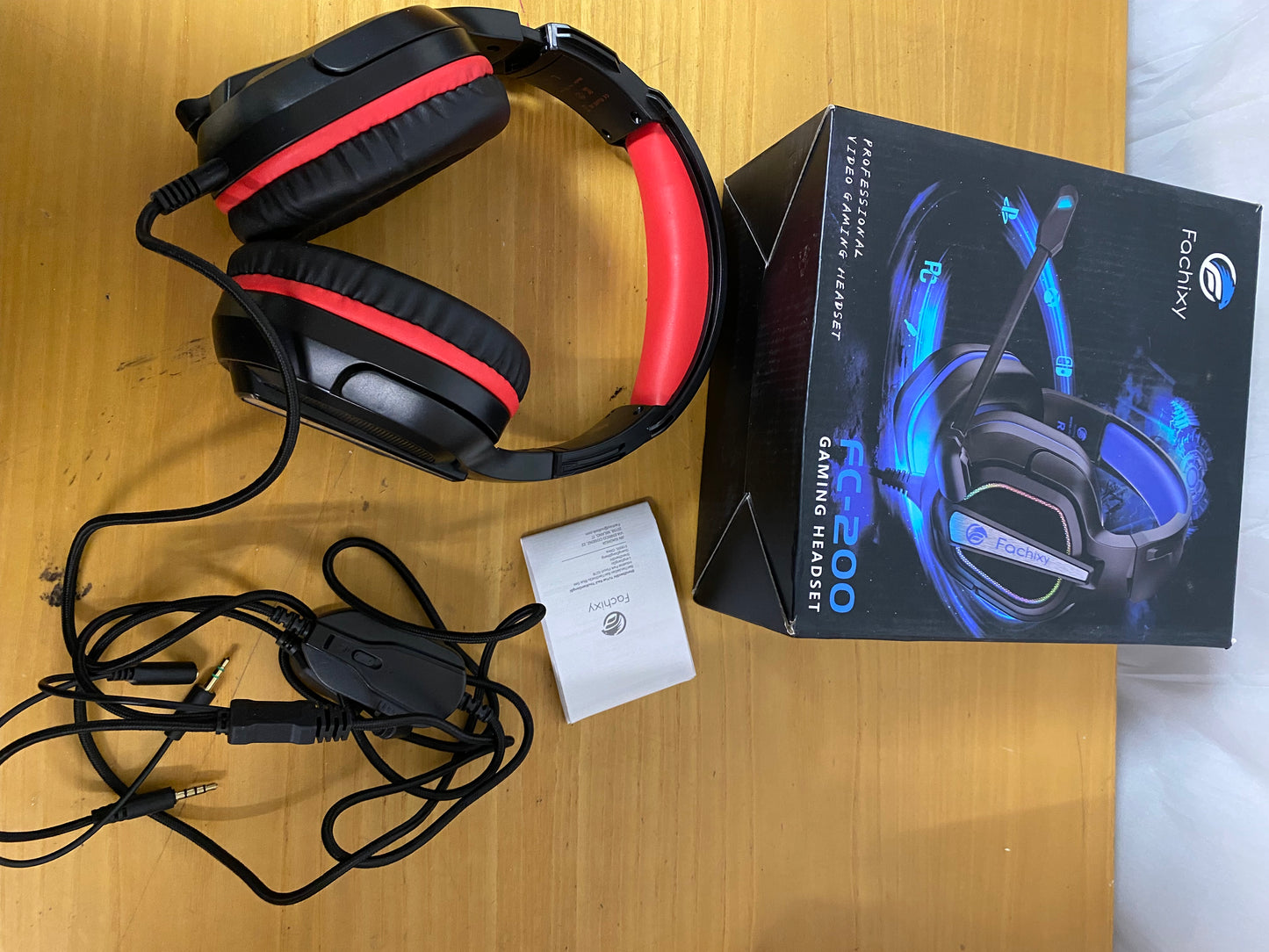 Fachixy FC200 Cascos Gaming para PS5/PS4/PC/Xbox One/Switch