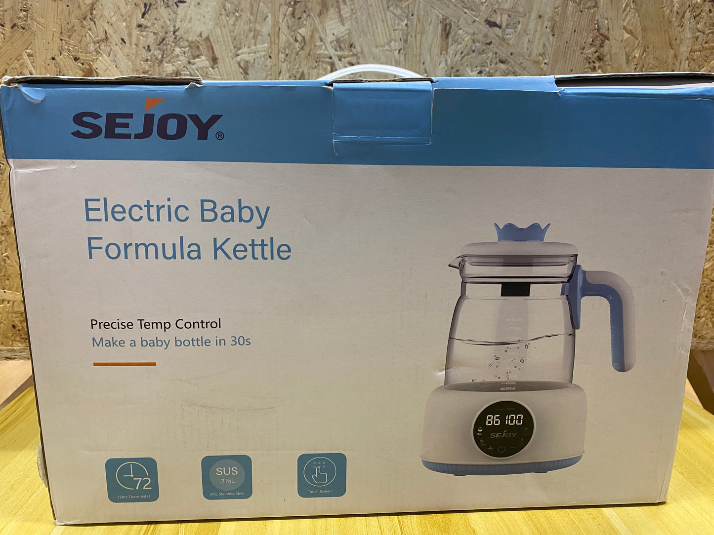 Sejoy Dispensador de agua caliente para preparar biberones de fórmula en menos de 20 segundos