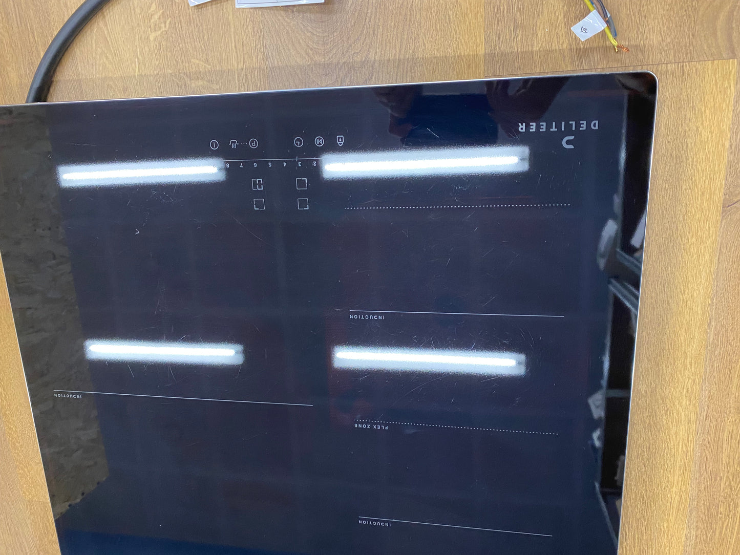 DELITEER Placa induccion 3 fuegos