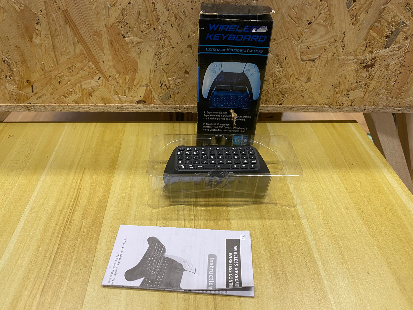 Teclado Inalámbrico para Mando PS5