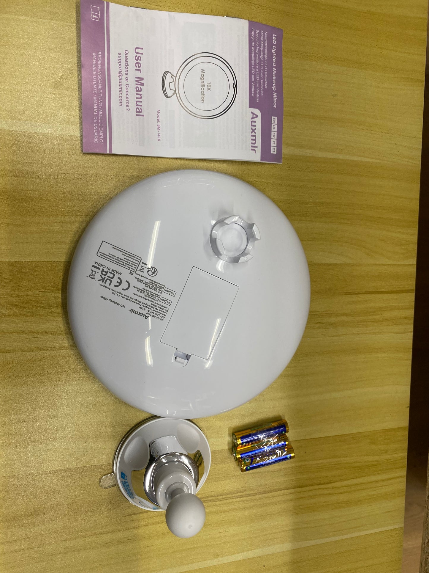 Auxmir Espejo Maquillaje con Luz 10X