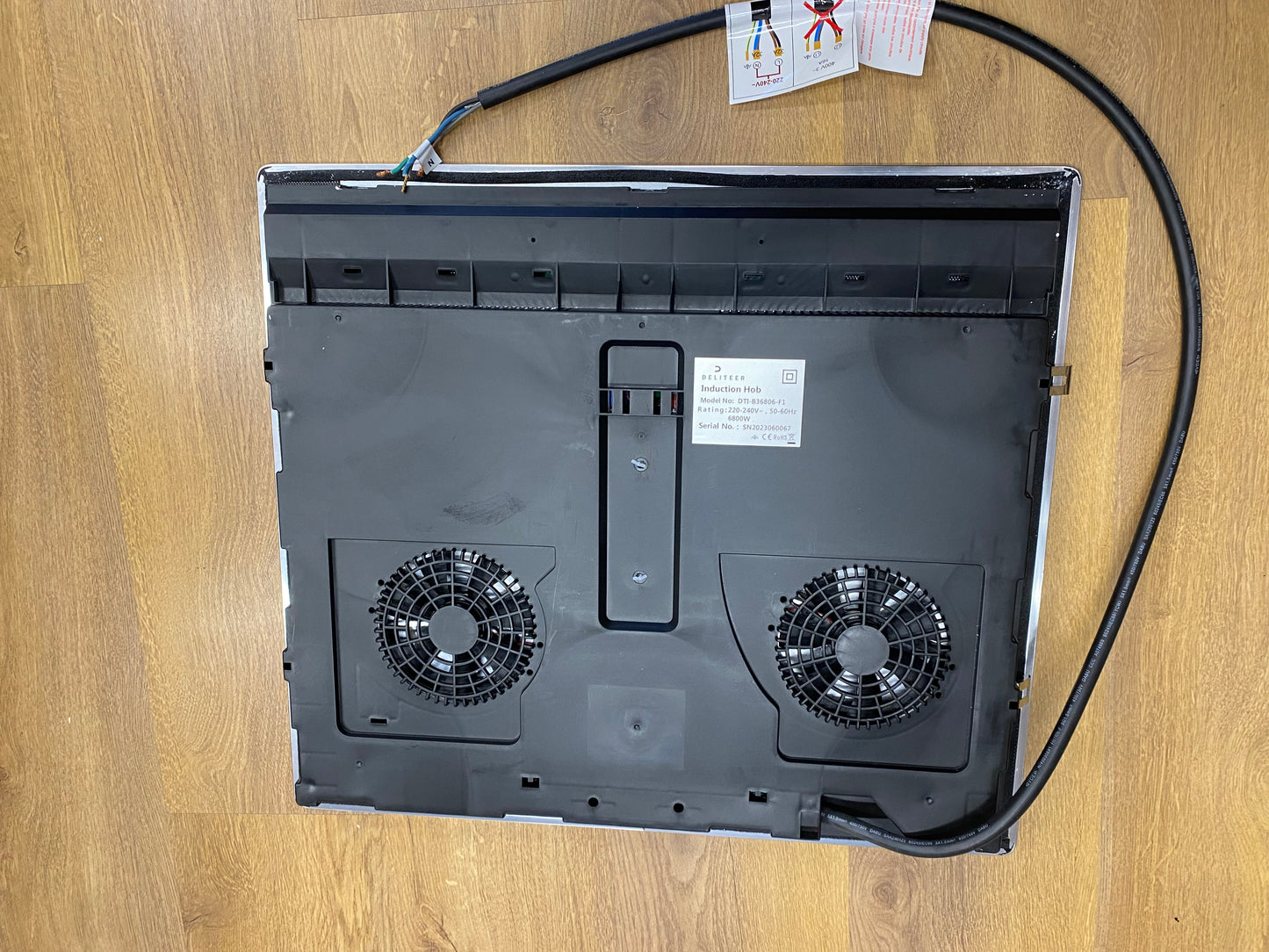 DELITEER Placa induccion 3 fuegos