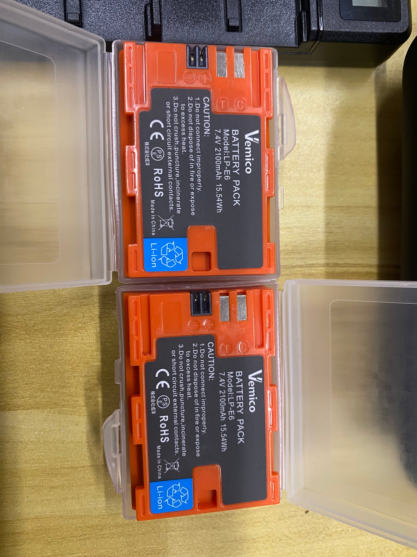 Vemico LP-E6 LP-E6N Cargador de Batería