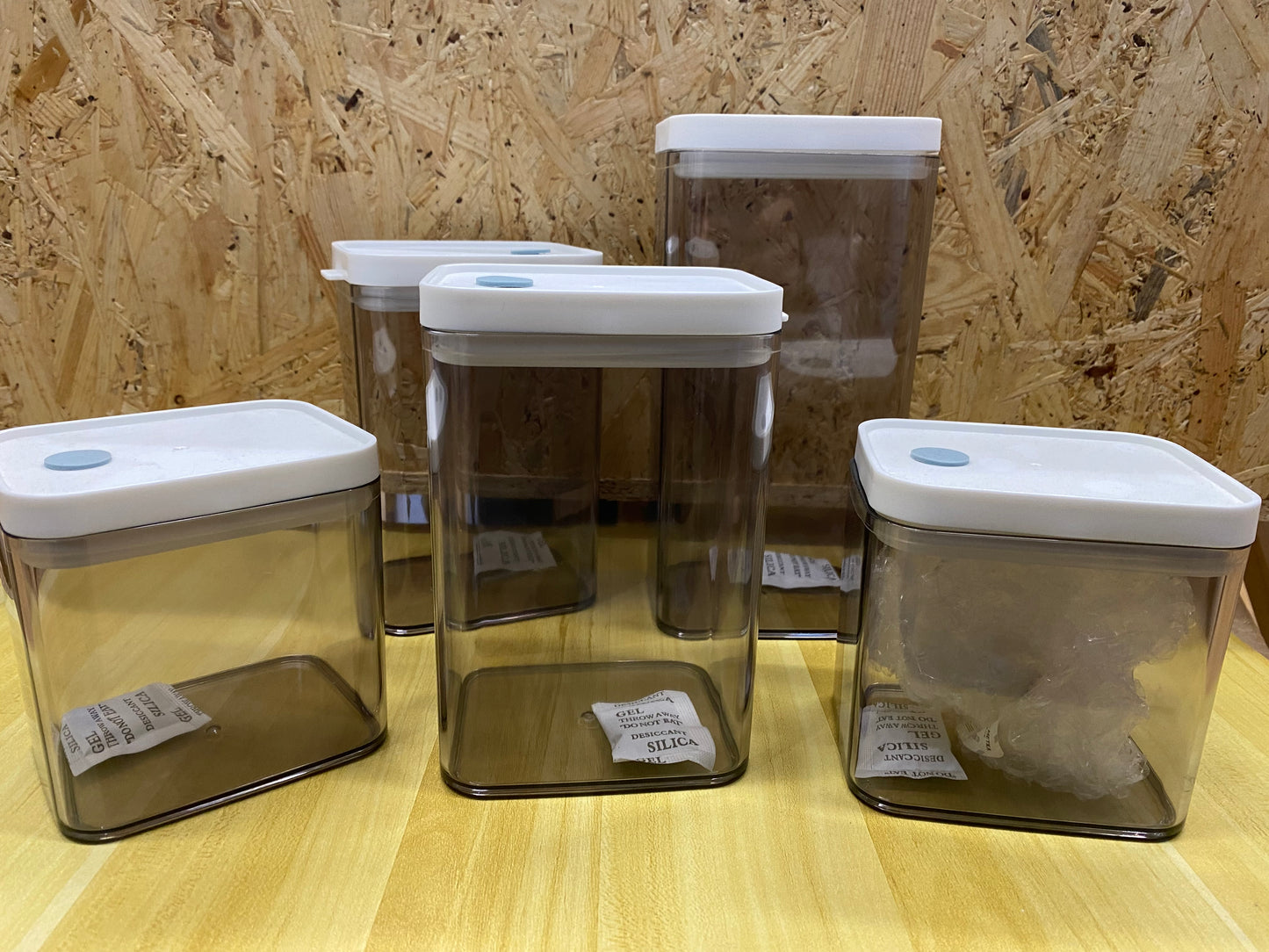 5 Contenedores  de Almacenamiento de Especias