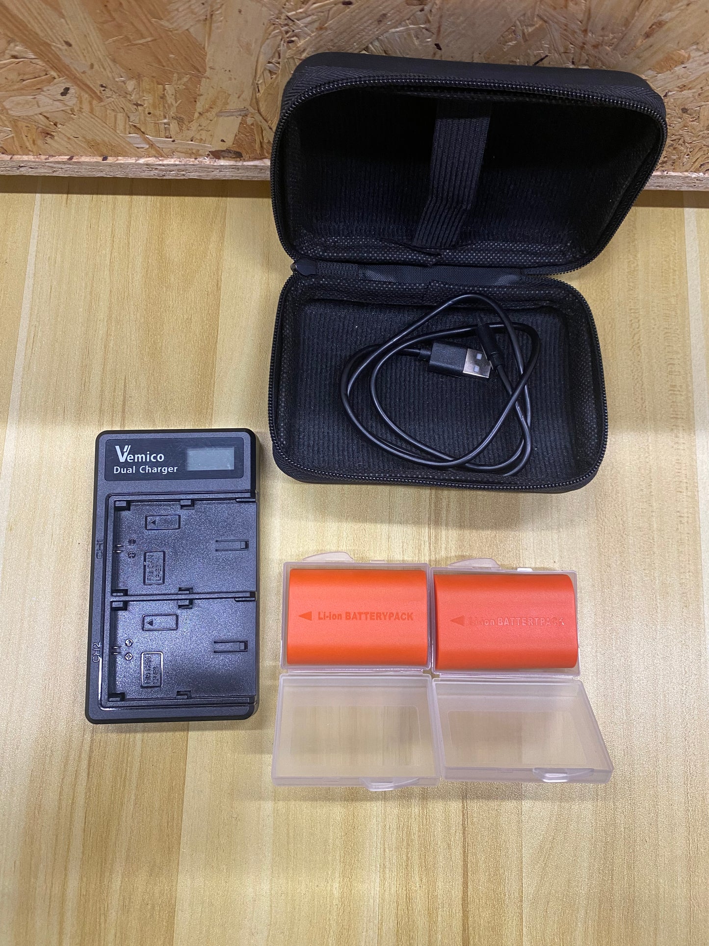 Vemico LP-E6 LP-E6N Cargador de Batería