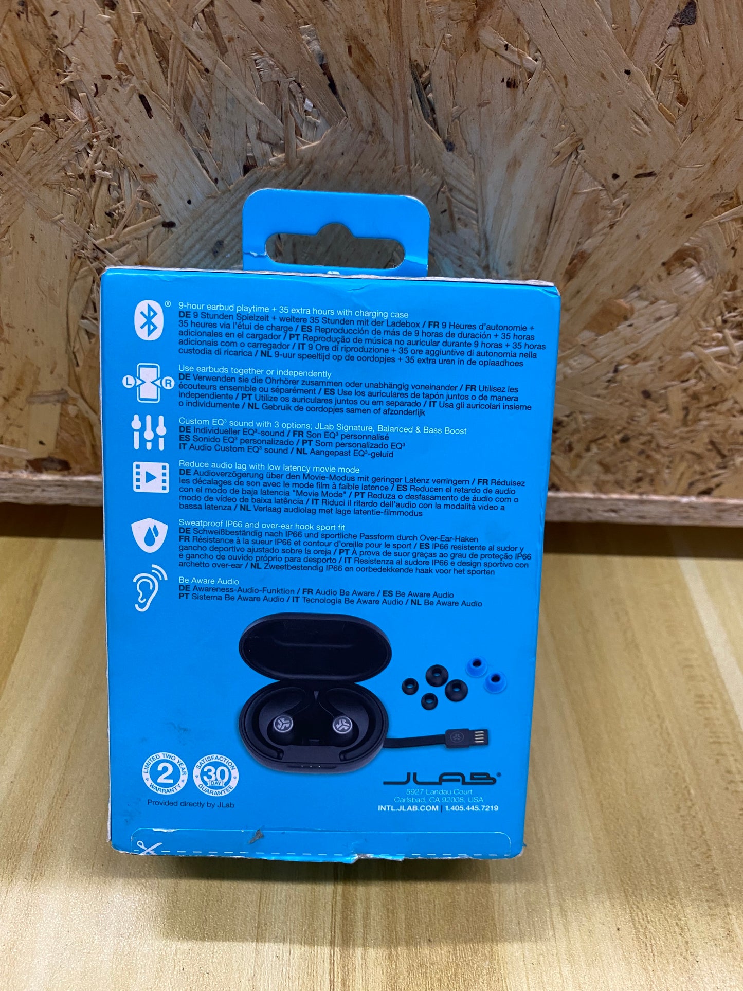 JLAB JBuds Air Sport Auriculares Inalambricos Deportivos Bluetooth