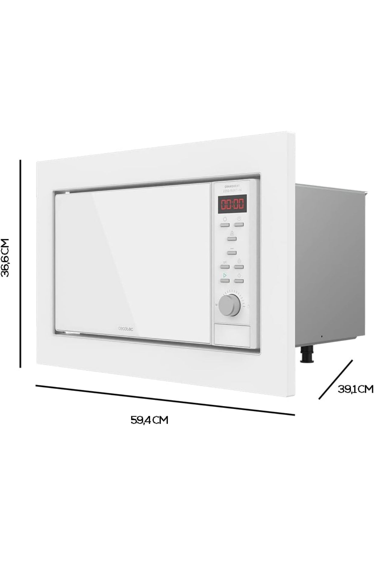 Cecotec Microondas encastrable Digital GrandHeat 2350