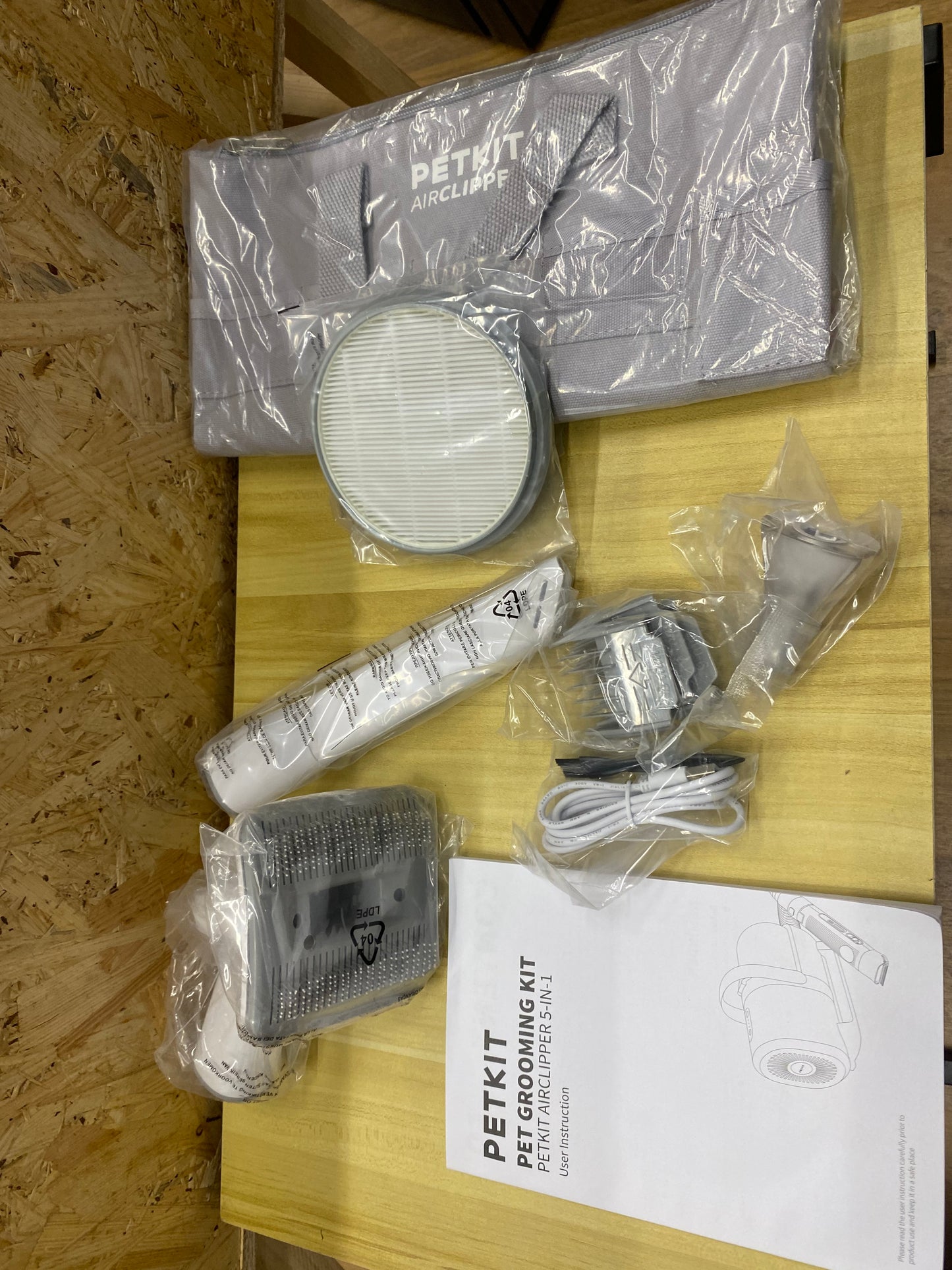 PETKIT AIRCLIPPER Cortapelos Perros con Aspiradora de Pelo