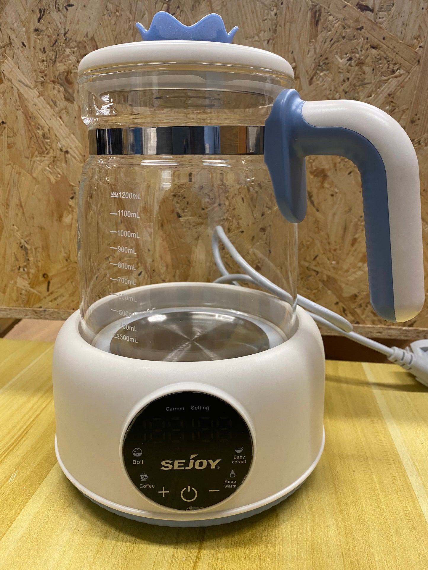 Sejoy Dispensador de agua caliente para preparar biberones de fórmula en menos de 20 segundos