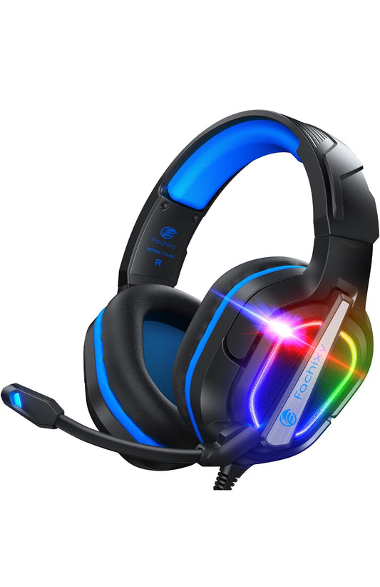 Fachixy FC200 Cascos Gaming para PS5/PS4/PC/Xbox One/Switch