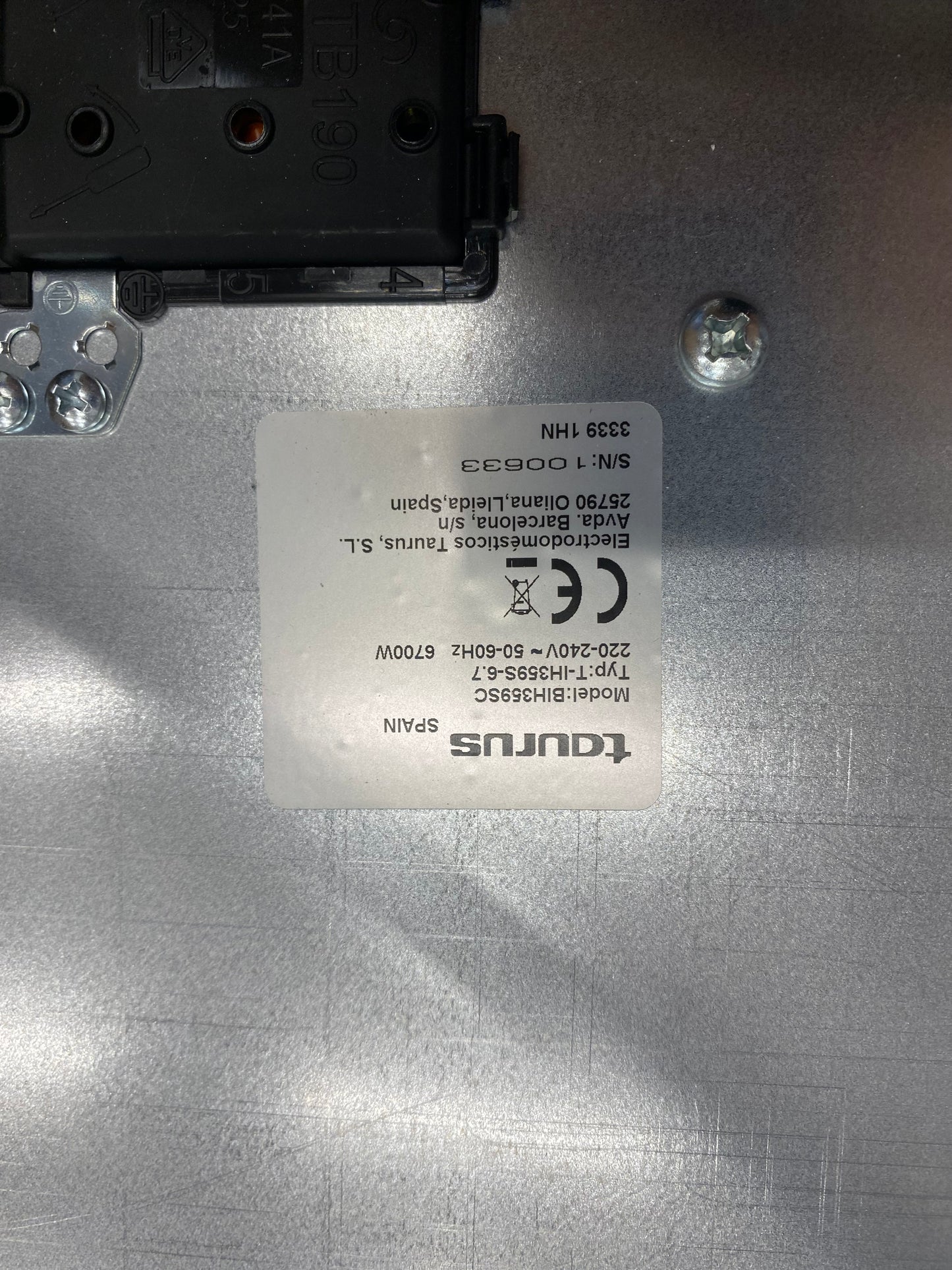 Placa de inducción