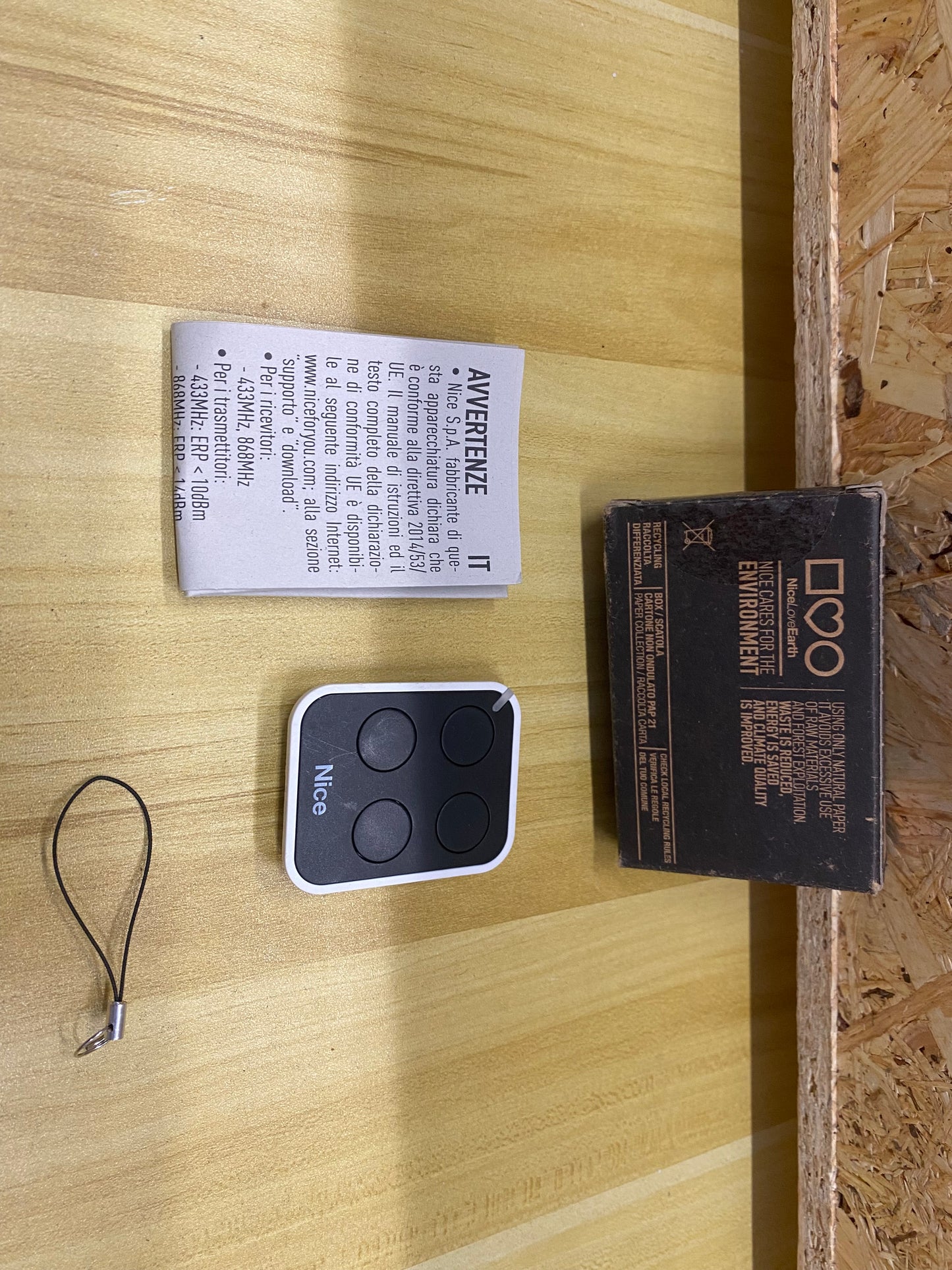 Mando remoto transmisor