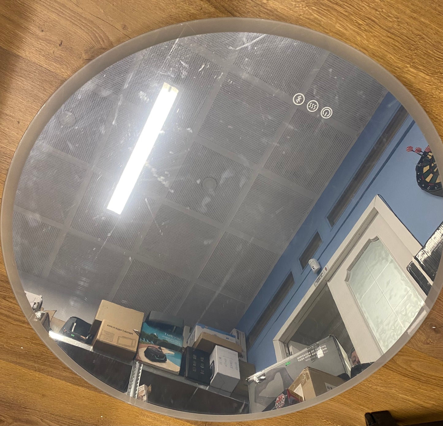 Espejo de baño Redondo con iluminación LED