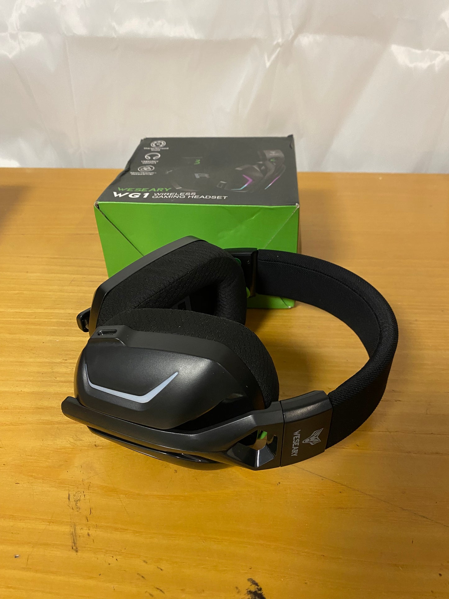 WESEARY WG1 Cascos Gaming Inalambricos