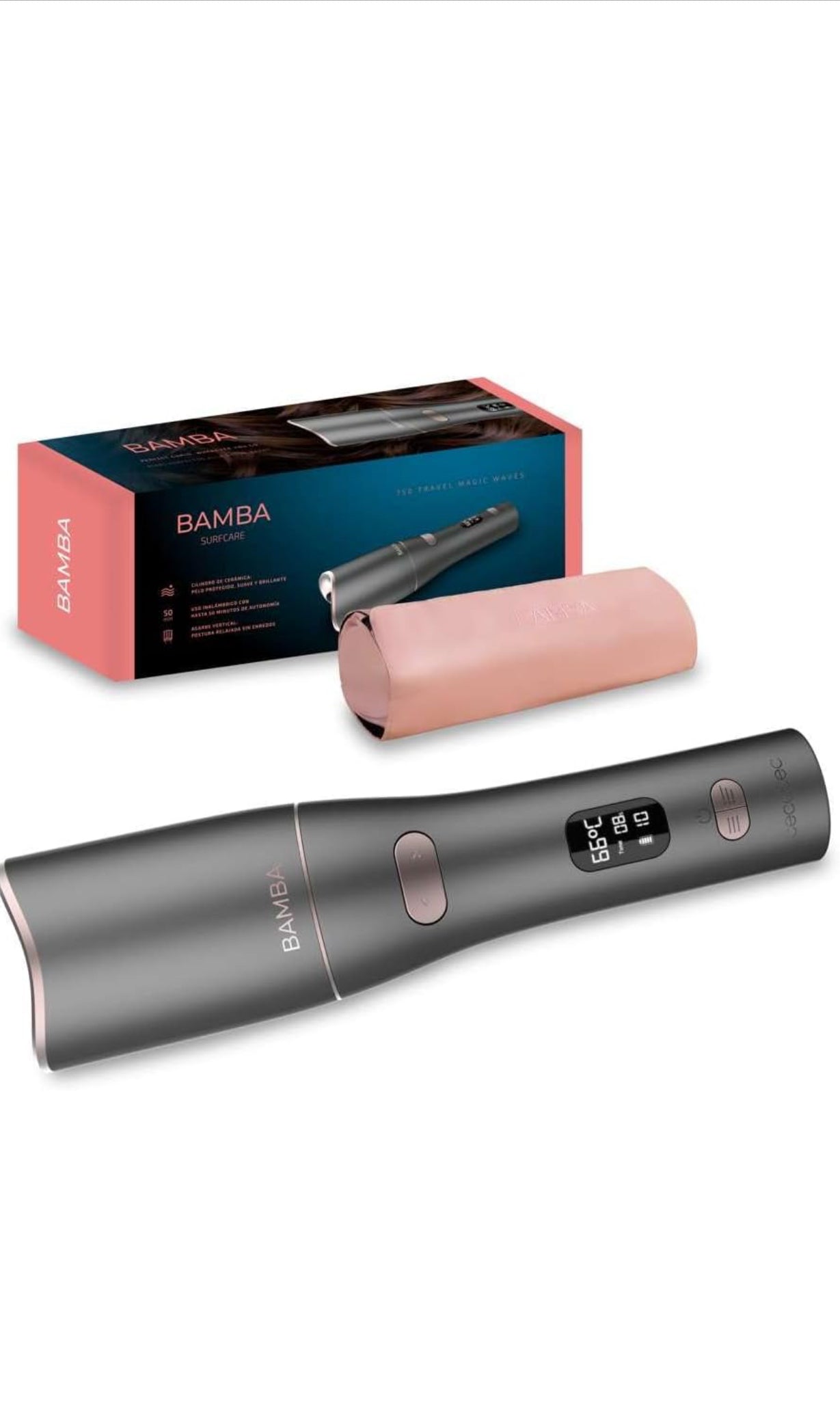 Cecotec Rizador de Pelo Inalámbrico Bamba