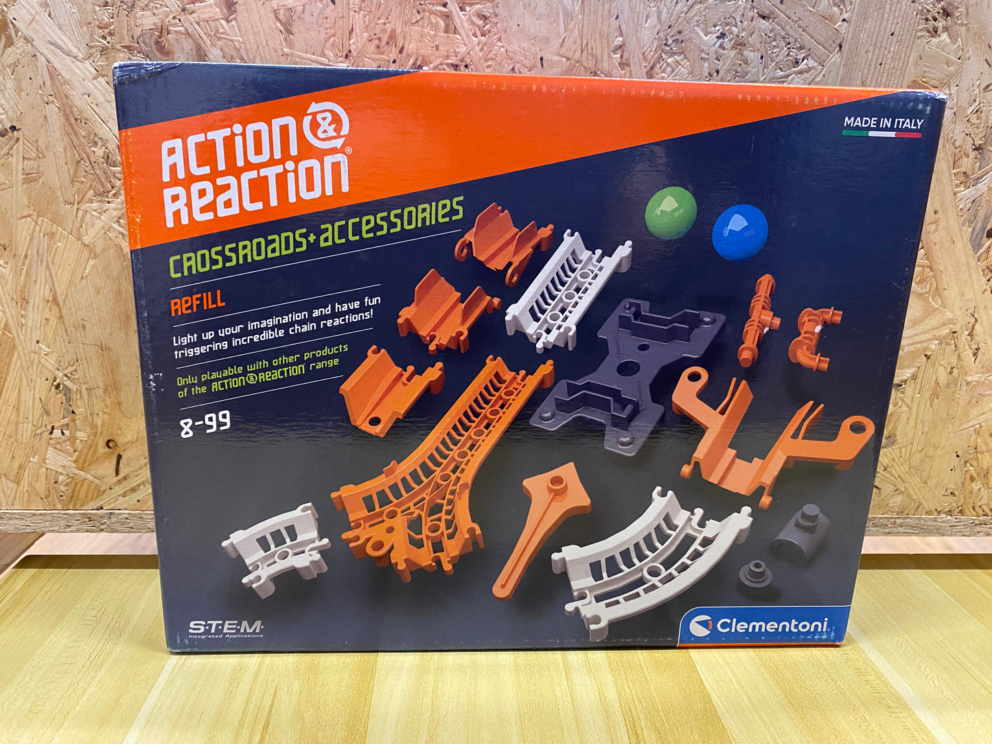 Action&Reaction Pista y Plataforma + Uniones - Pistas para Construir