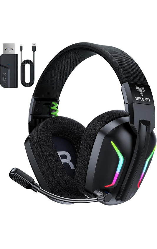 WESEARY WG1 Cascos Gaming Inalambricos