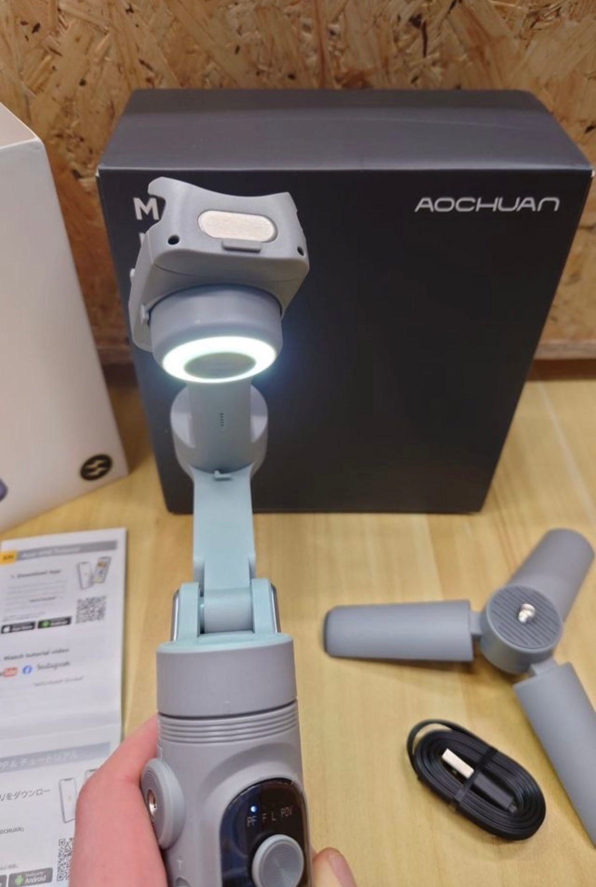 Estabilizador de cardán de móvil