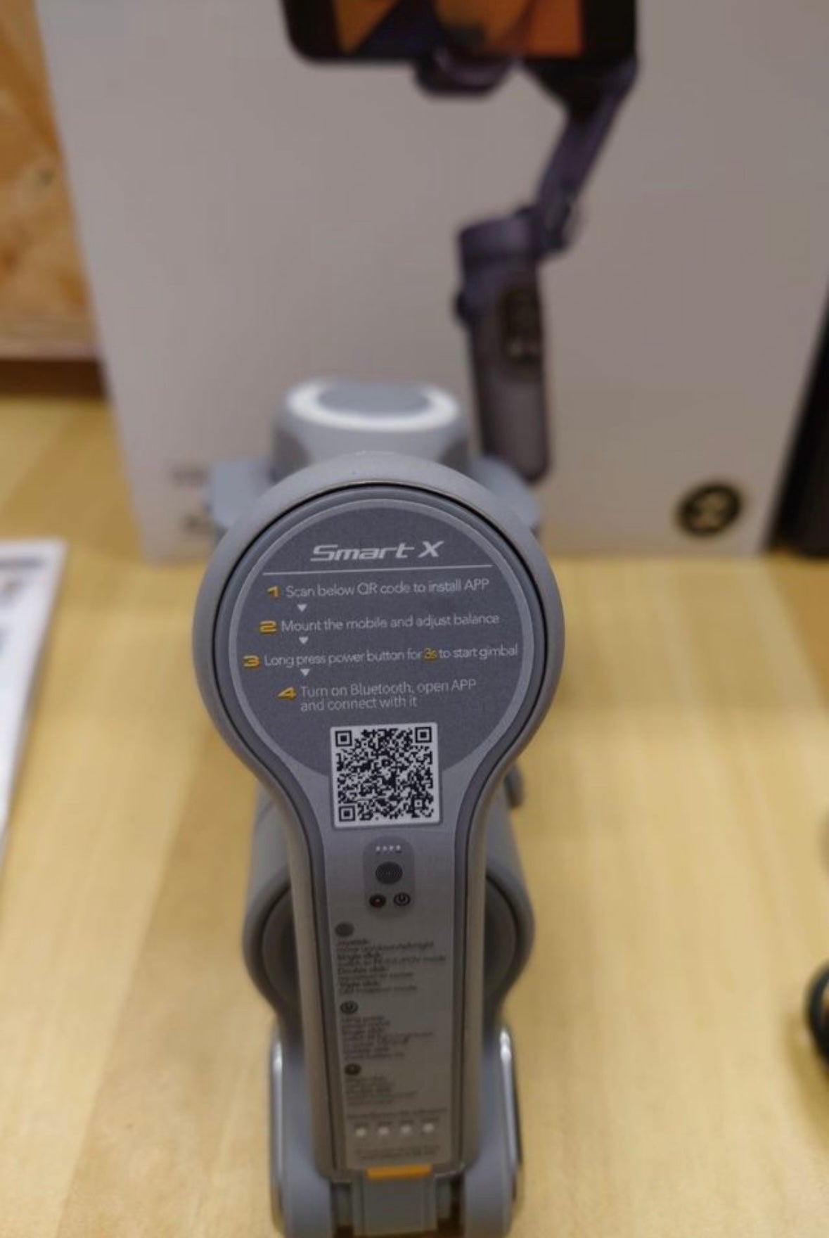 Estabilizador de cardán de móvil