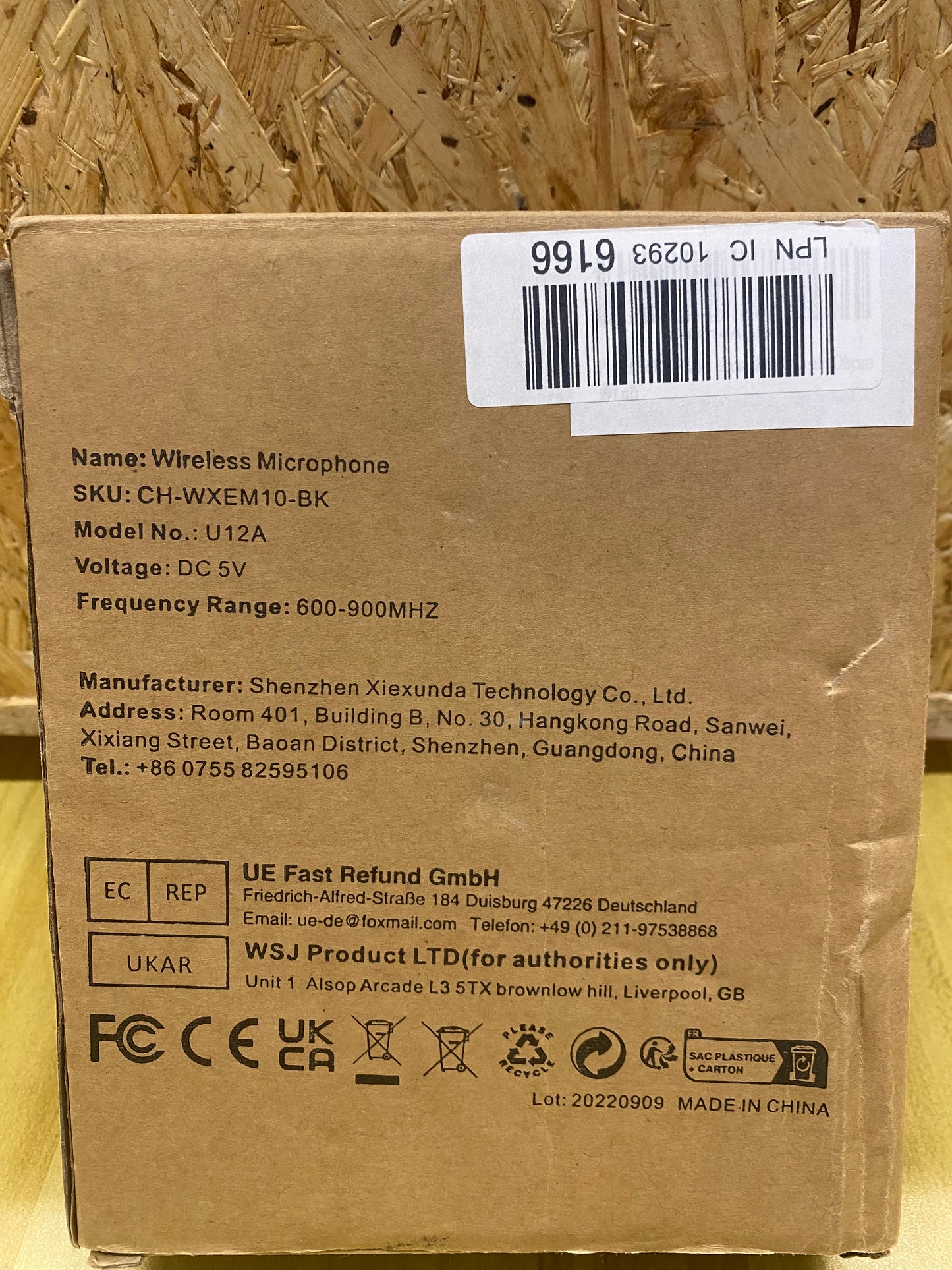 PELLOR UHF Micrófono Inalámbrico con Diadema