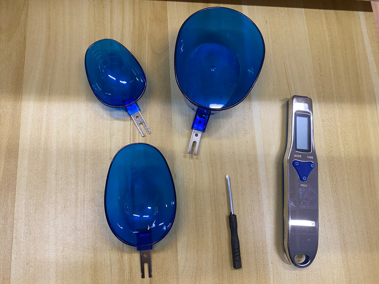 Báscula electrónica de cuchara