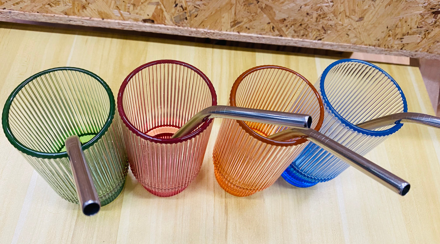 Vasos Collins Altos Estilo Vintage Smiths Mason Jars 4-pack 285ml