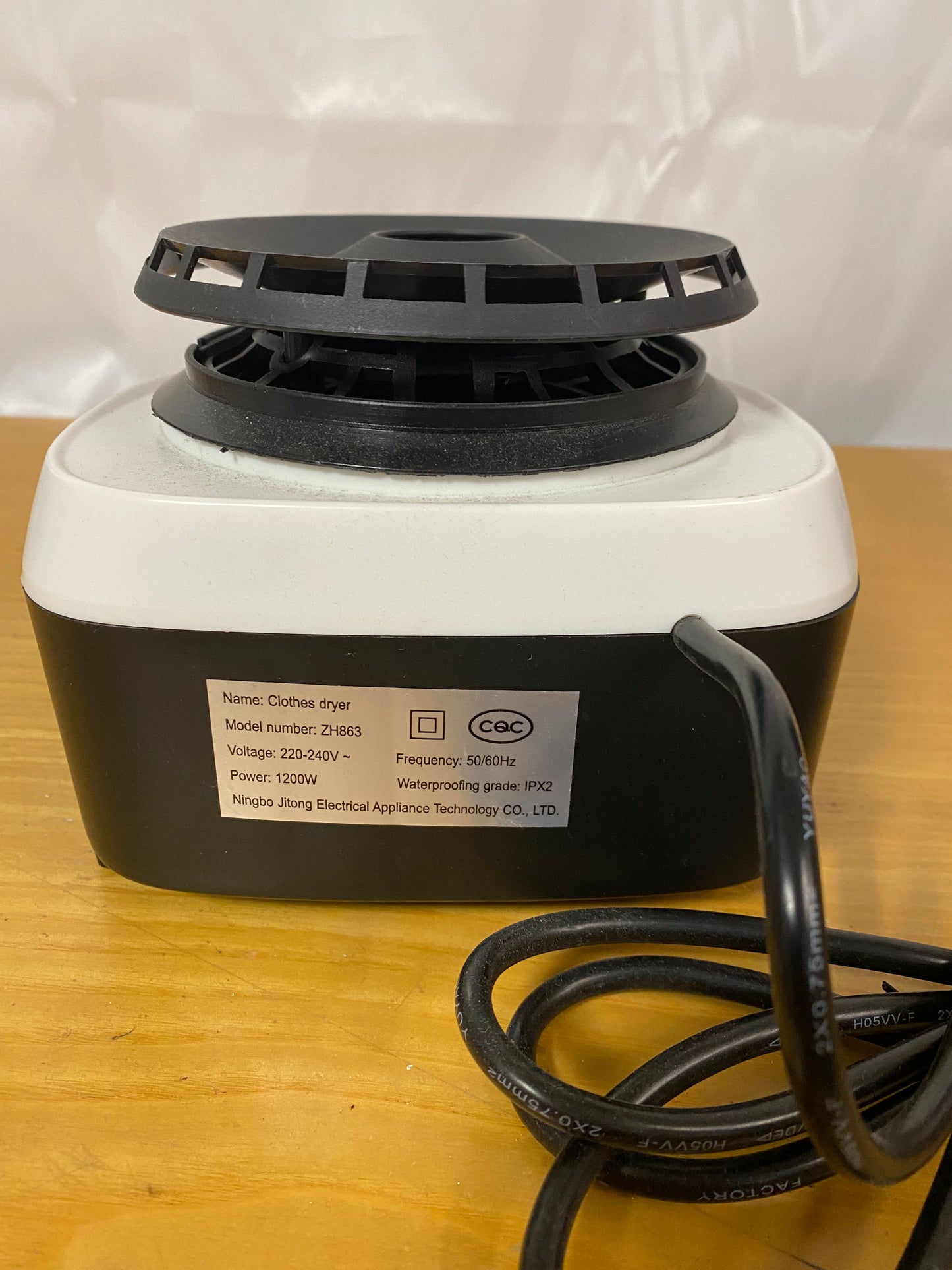 Secadora De Ropa De 1200w