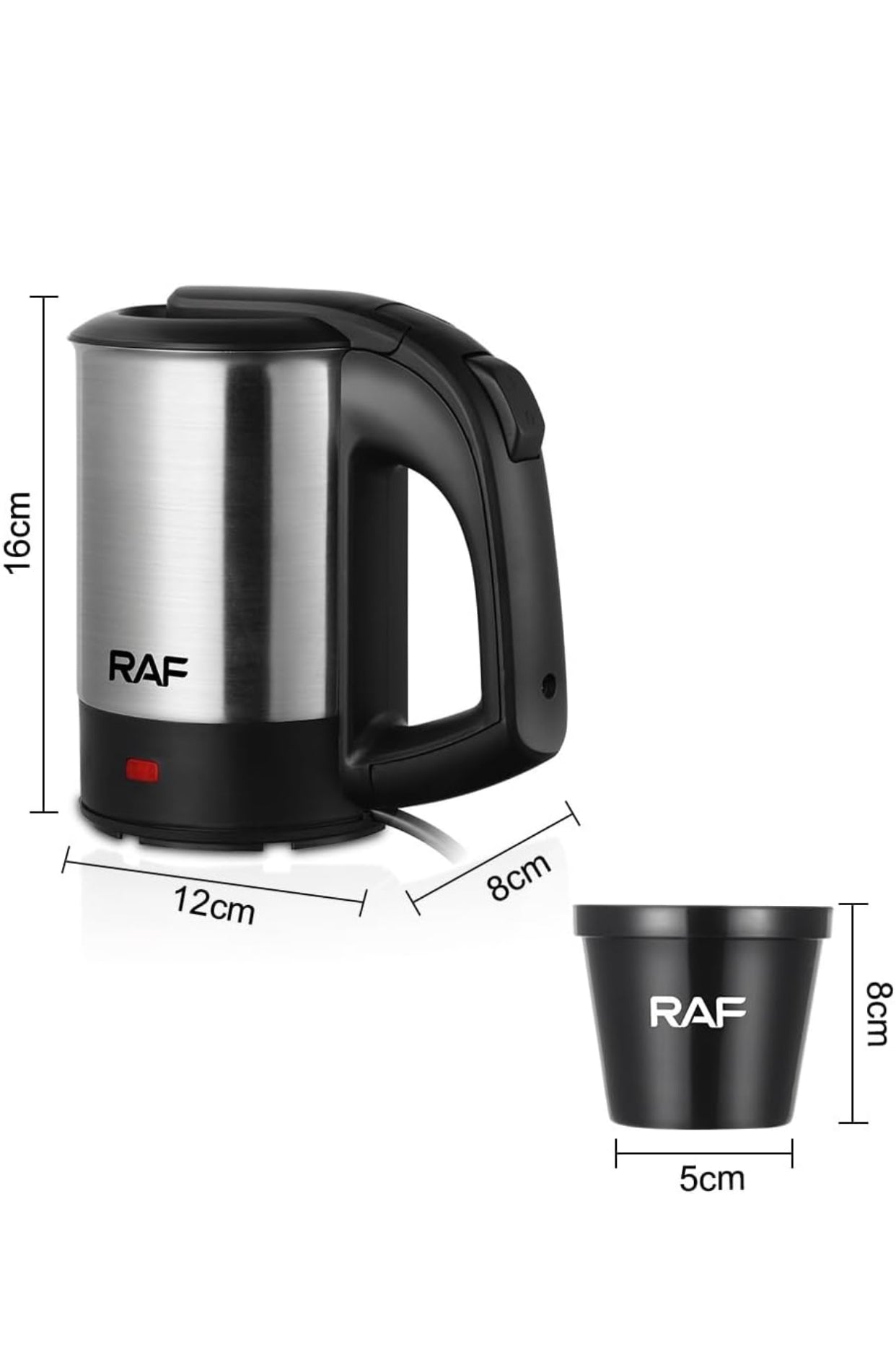 Mini Hervidor Eléctrico 1000W, 0,5 L