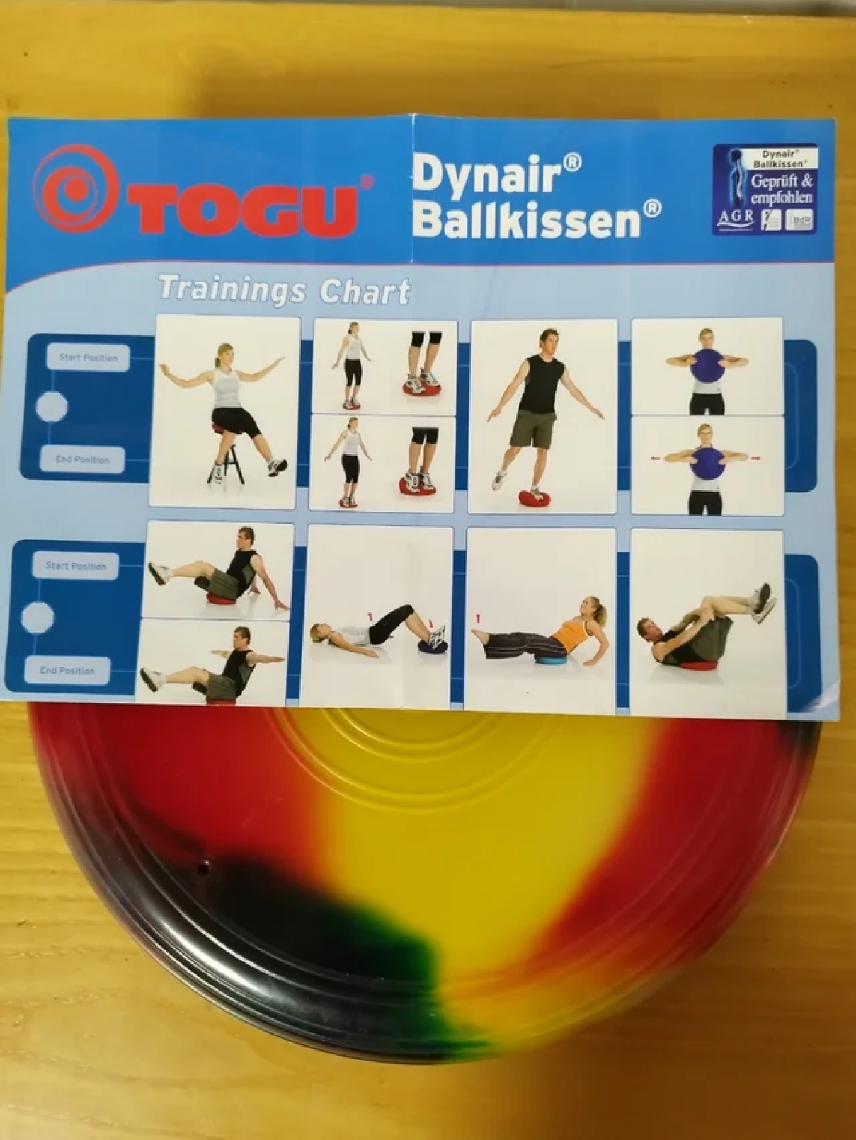 Cojín de bolas TOGU Dynair