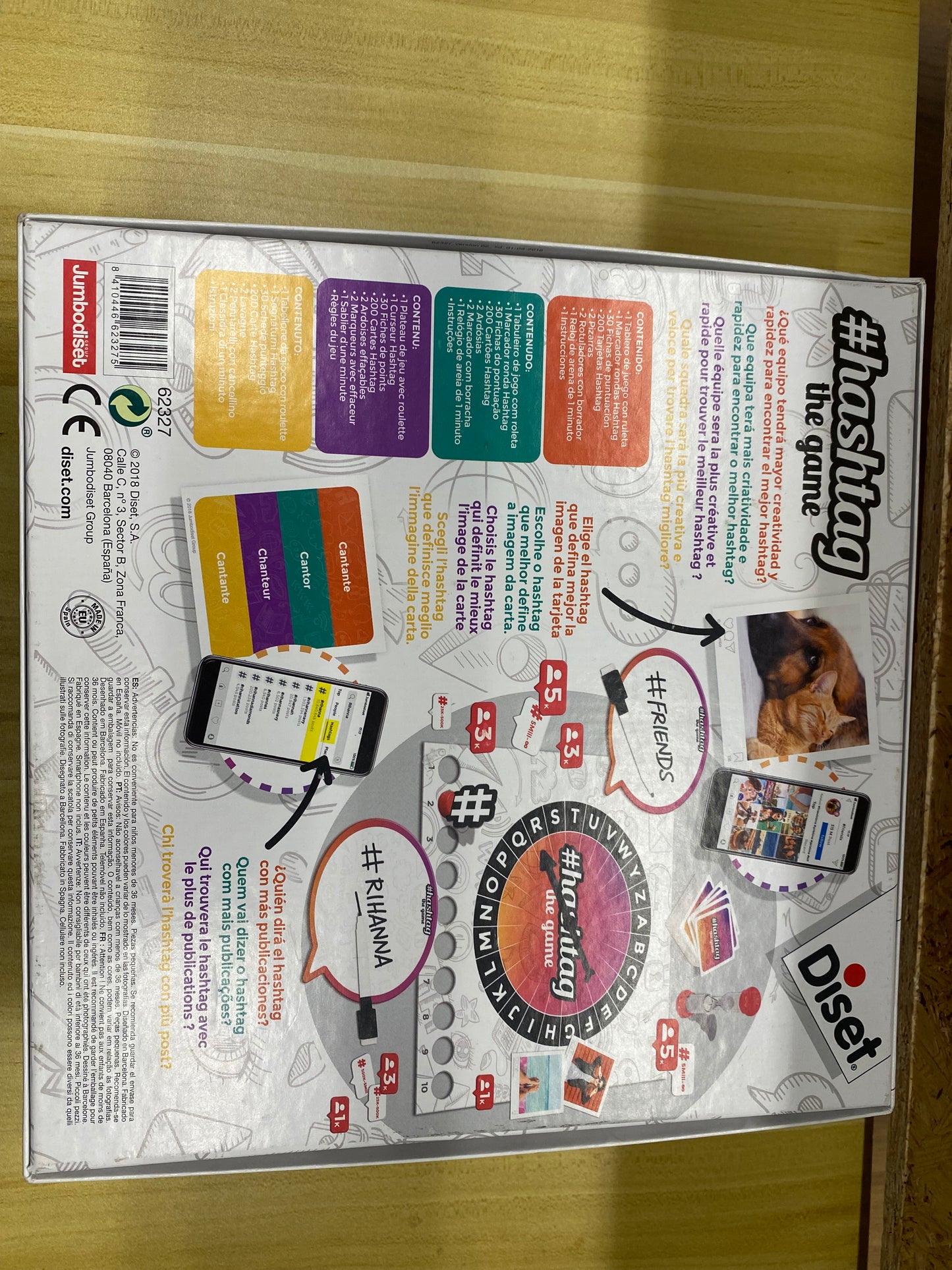 Diset - Hashtag, juego de mesa