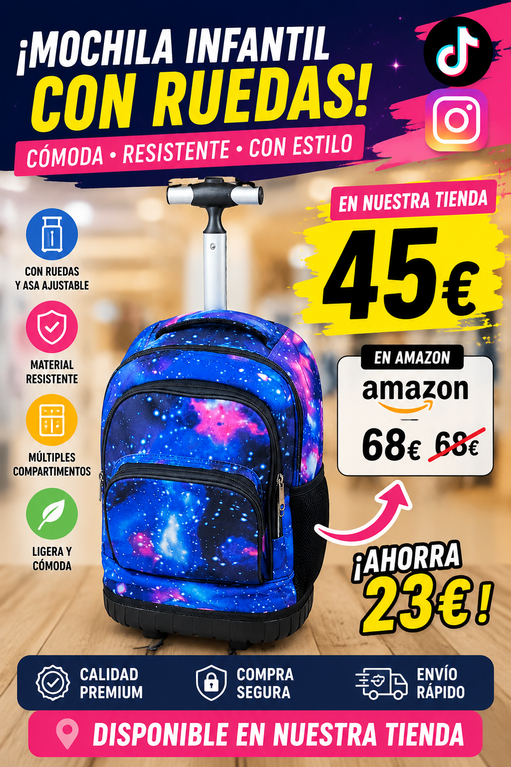 Mochilas de cole con ruedas