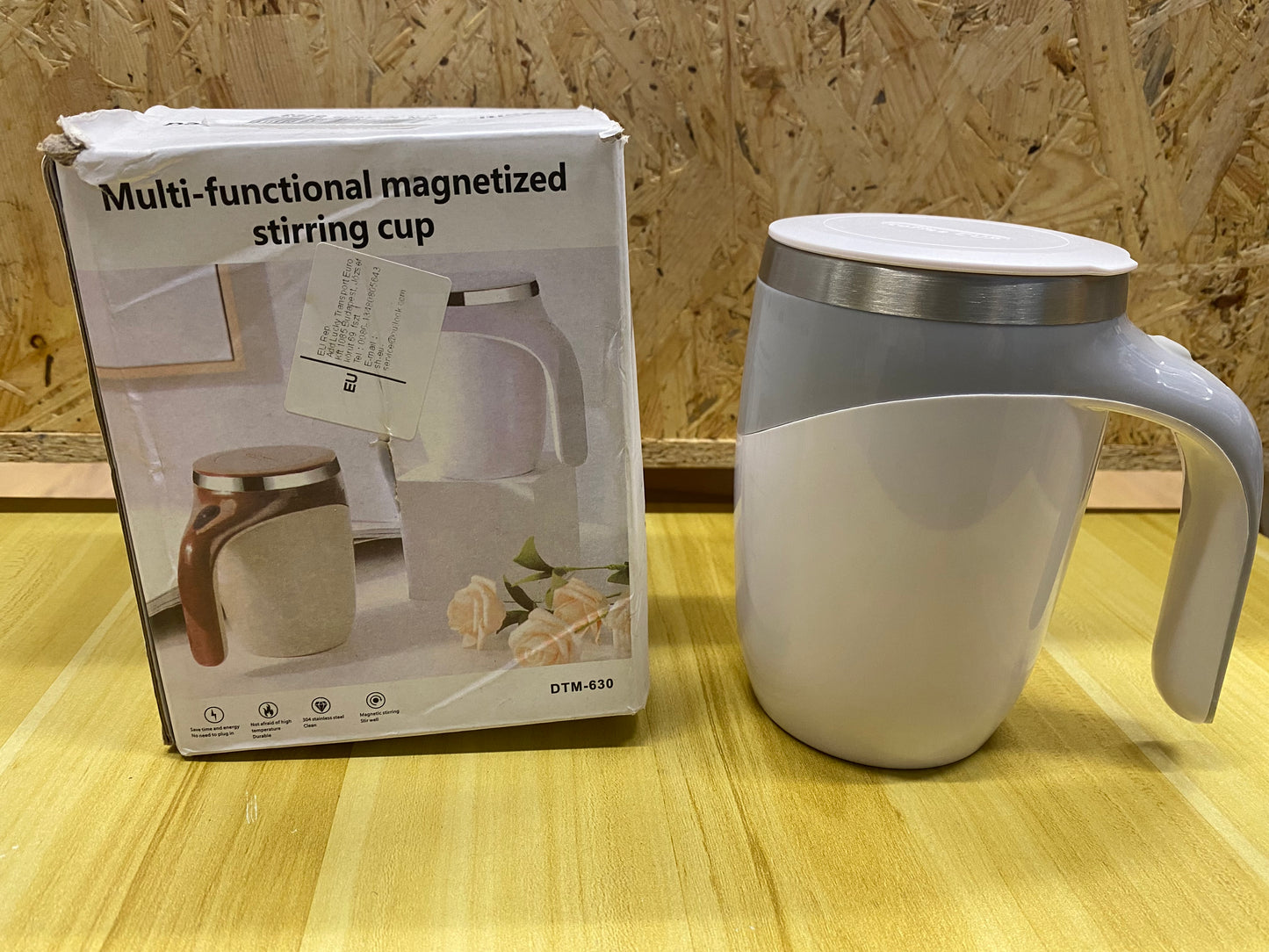 Genérico Automatic Magnetic Stirring Coffee Mug