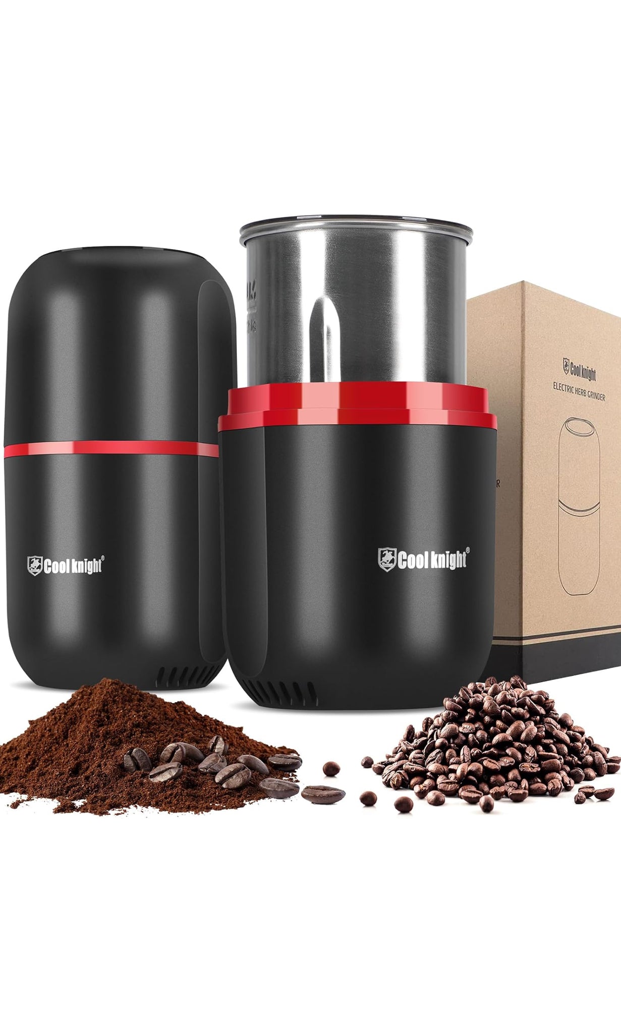 COOL KNIGHT Molinillo de Café Eléctrico
