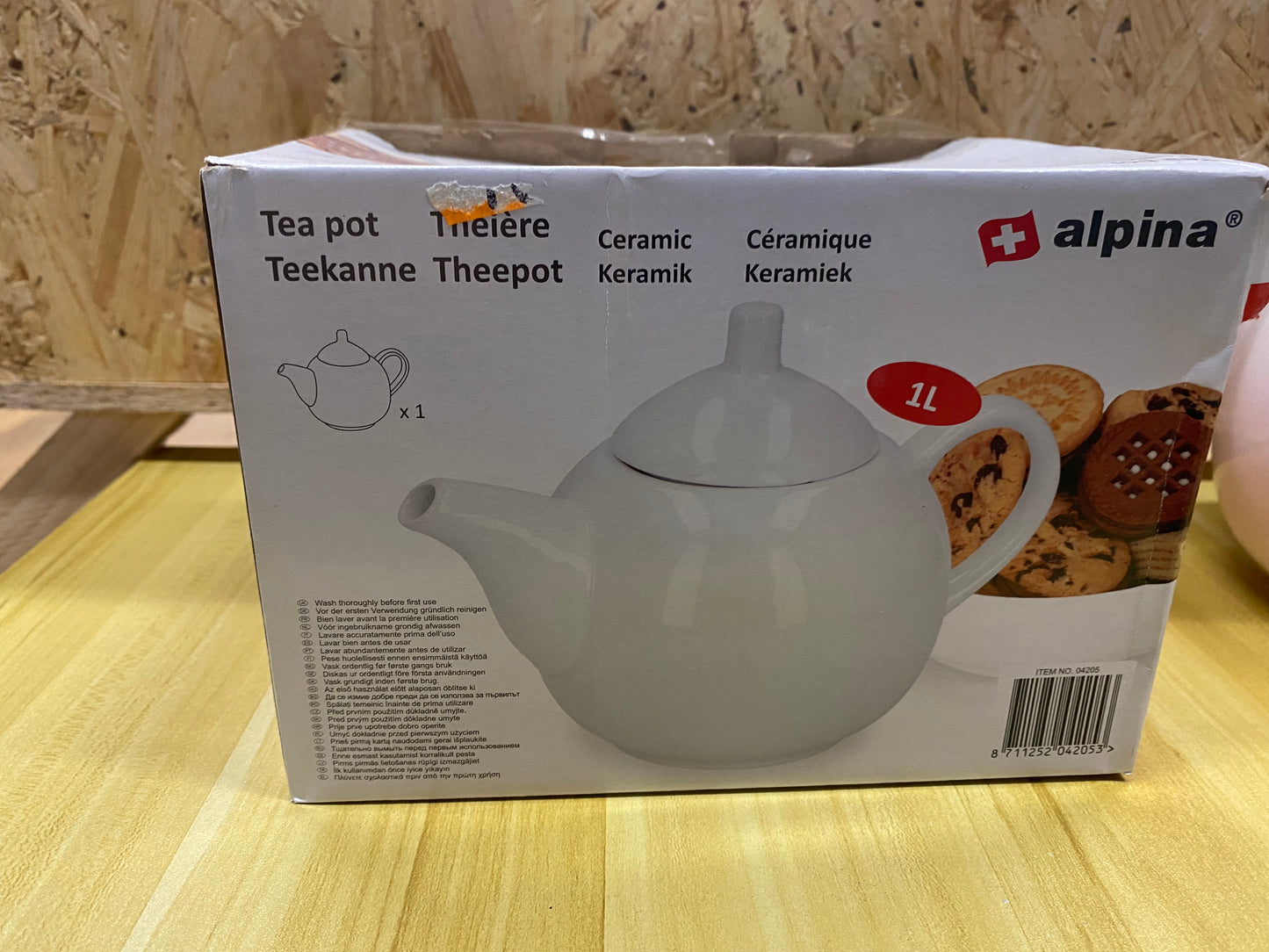 Tetera de cerámica de 1 litro